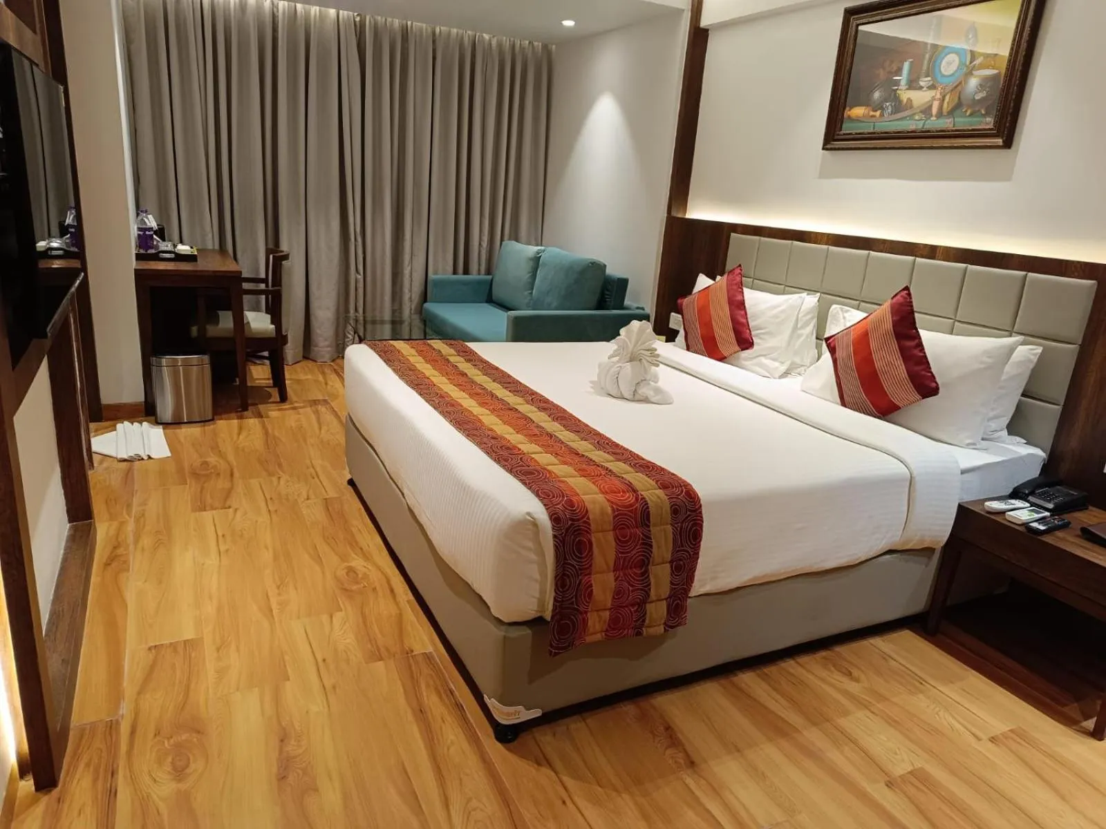 Bed in Valley View Beacon Resort