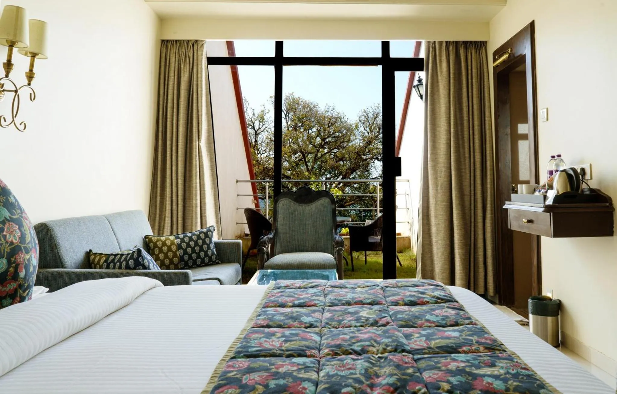 Bed in Valley View Beacon Resort