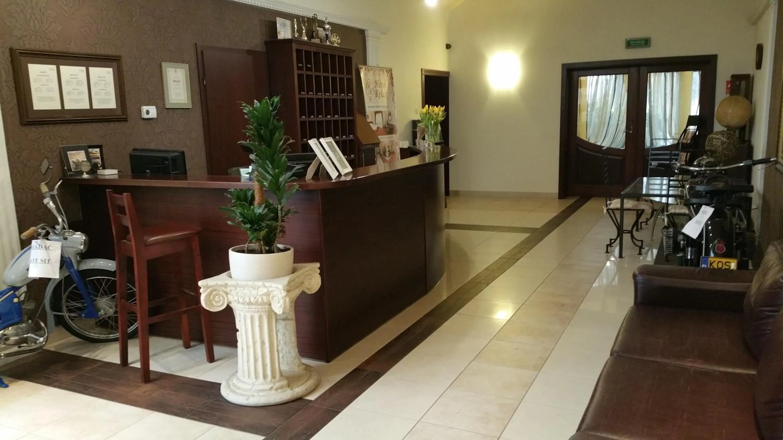 Lobby or reception in Hotel Relax