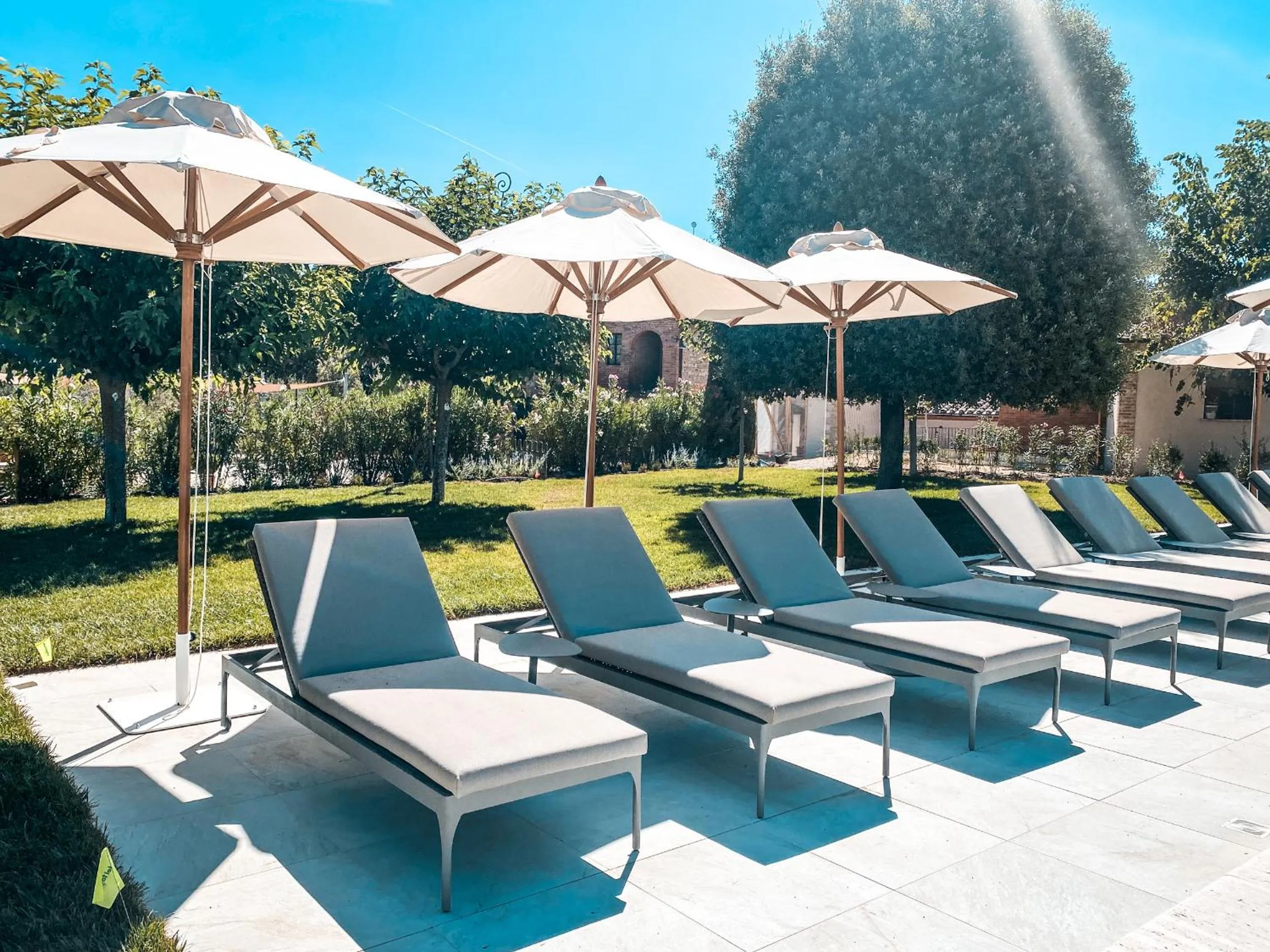 Pool view in Borgo San Vincenzo