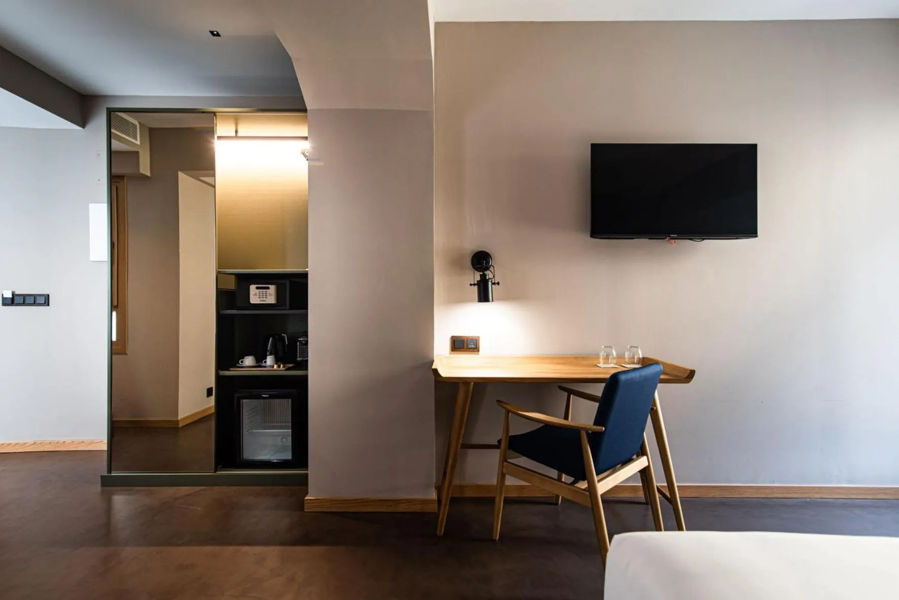 Seating area in Hotel Atari