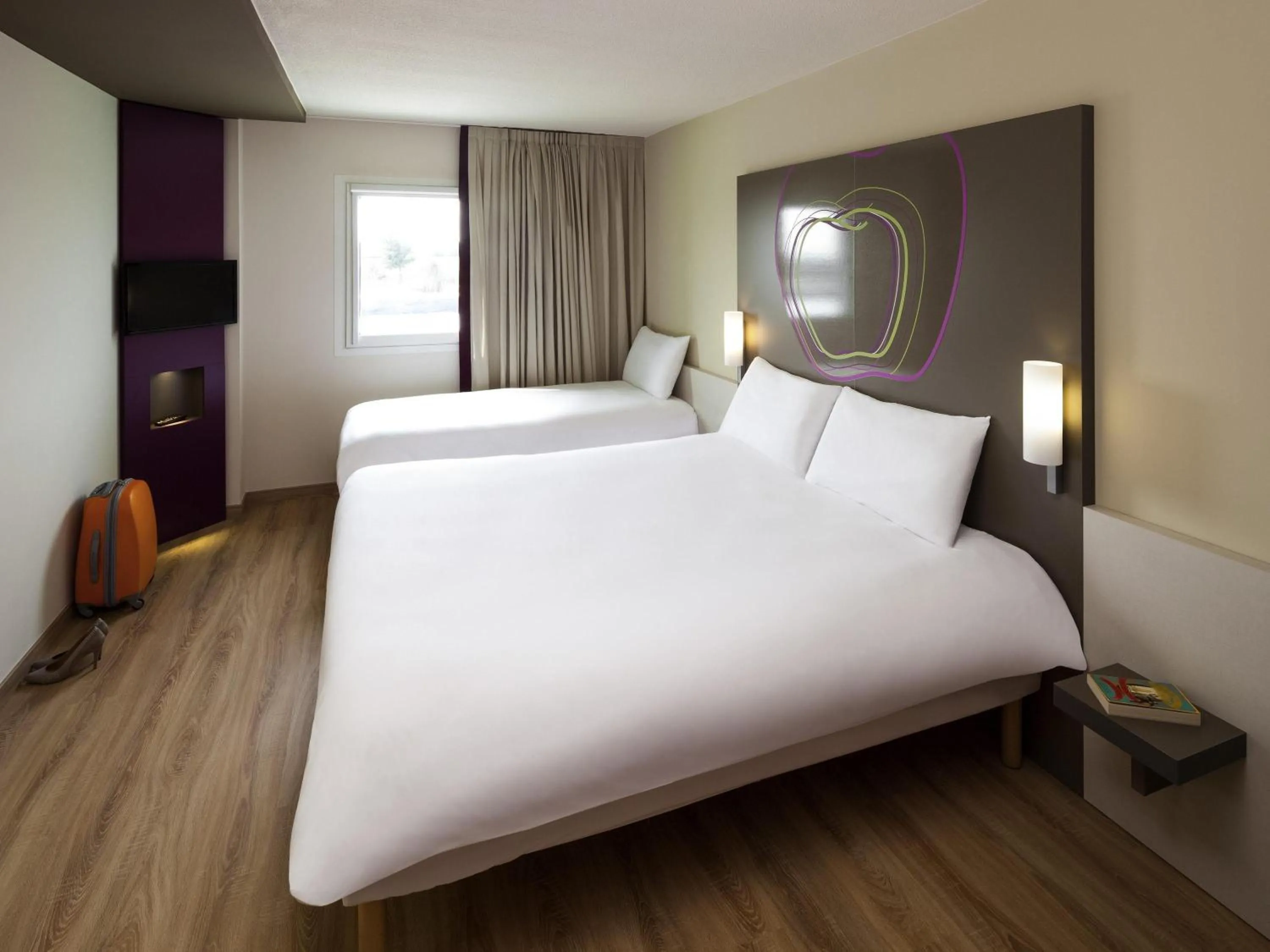 Bedroom, Bed in Hotel Ibis Styles Lleida Torrefarrera