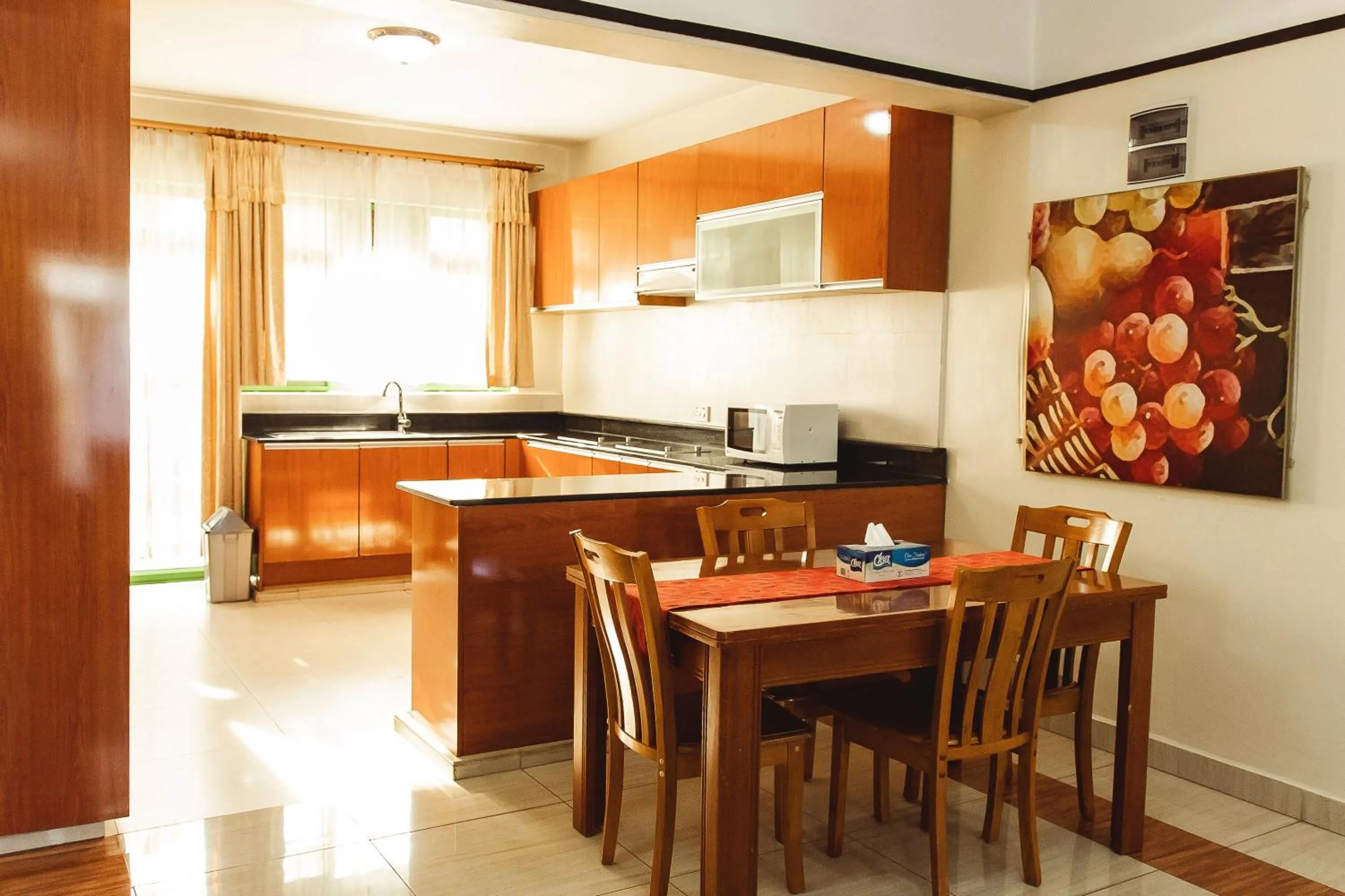 Kitchen or kitchenette in Highlands Suites Hotel and Apartments