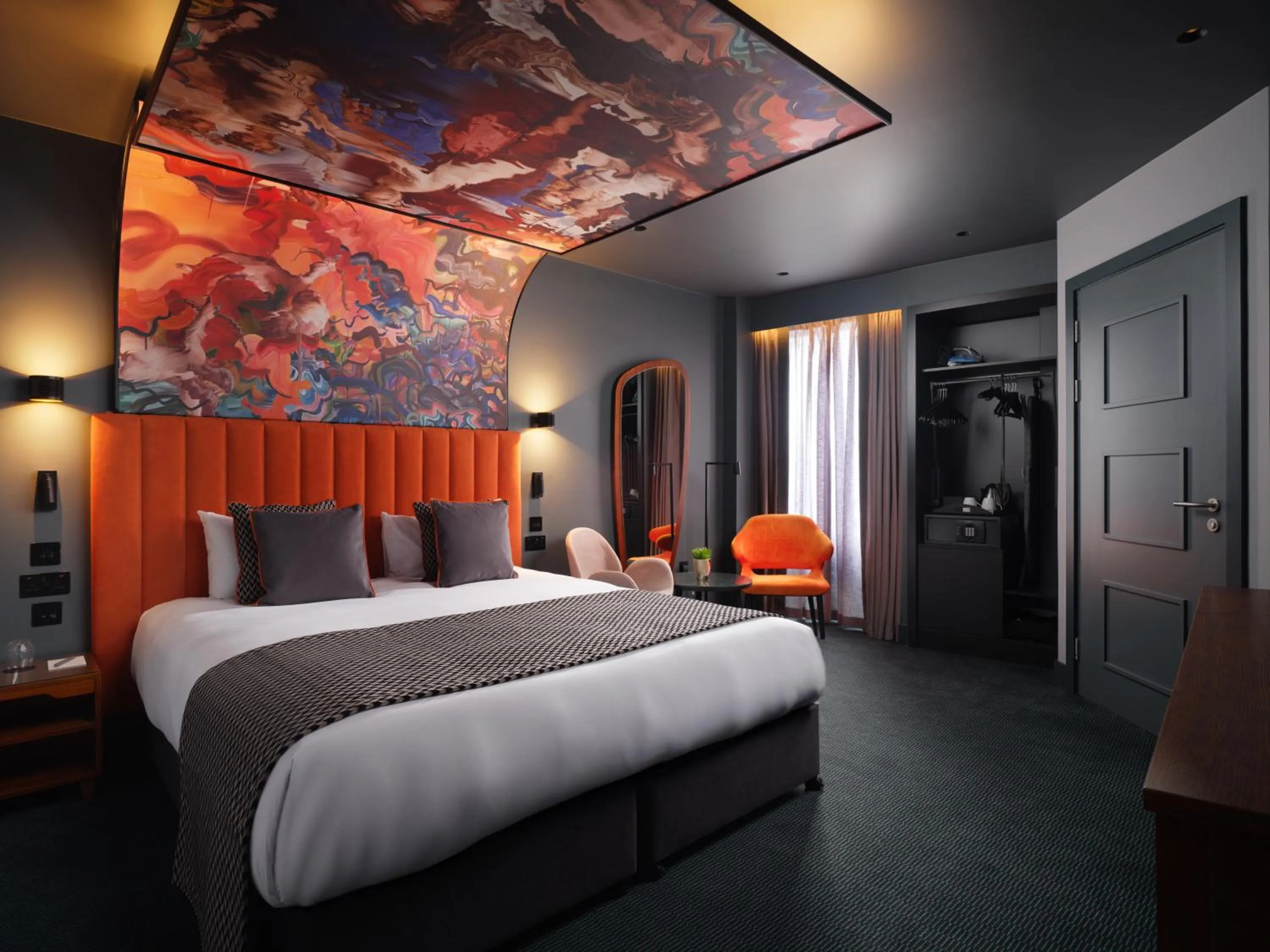 Bedroom, Bed in Malmaison Manchester Deansgate