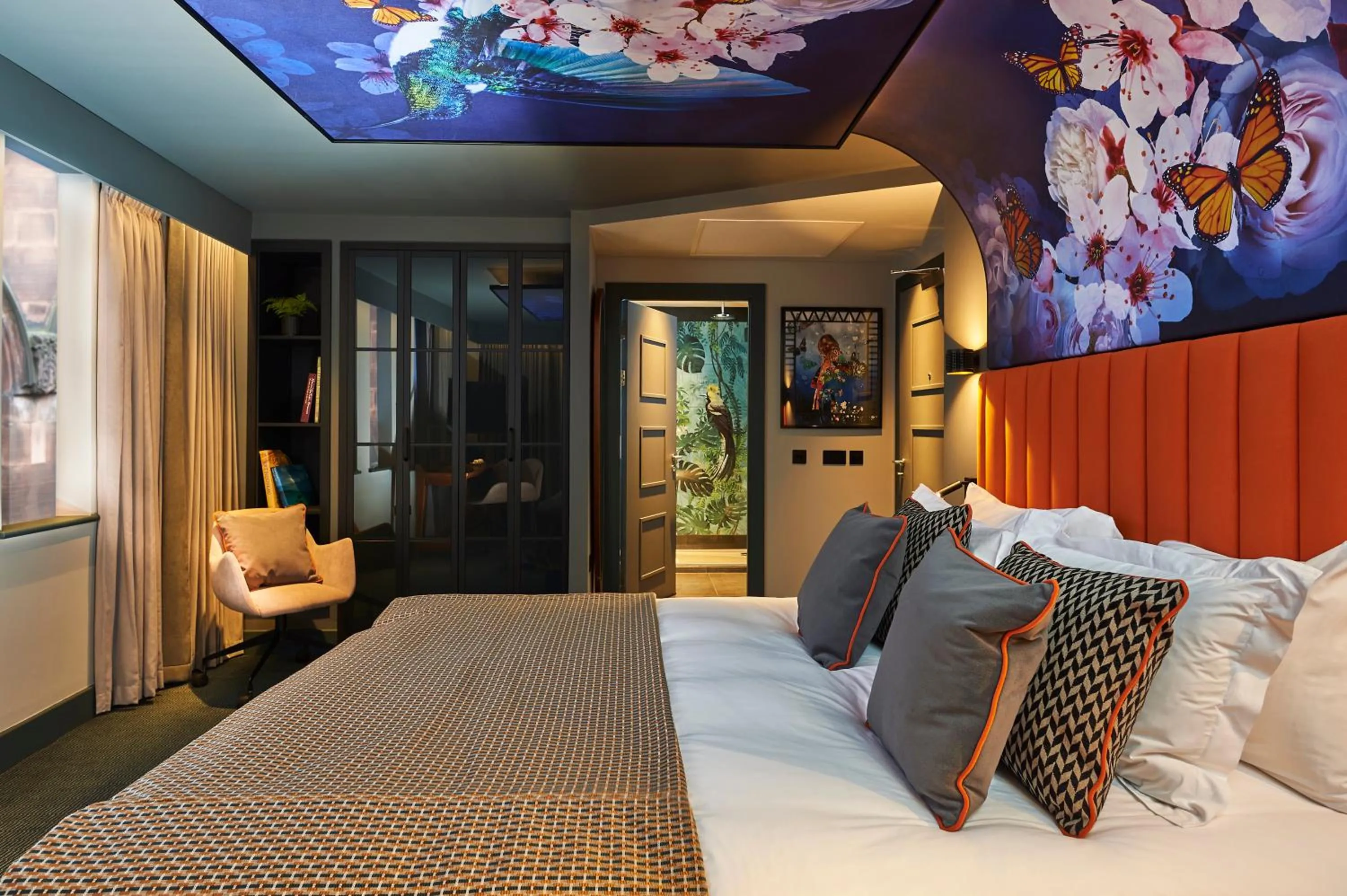 Bedroom, Bed in Malmaison Manchester Deansgate