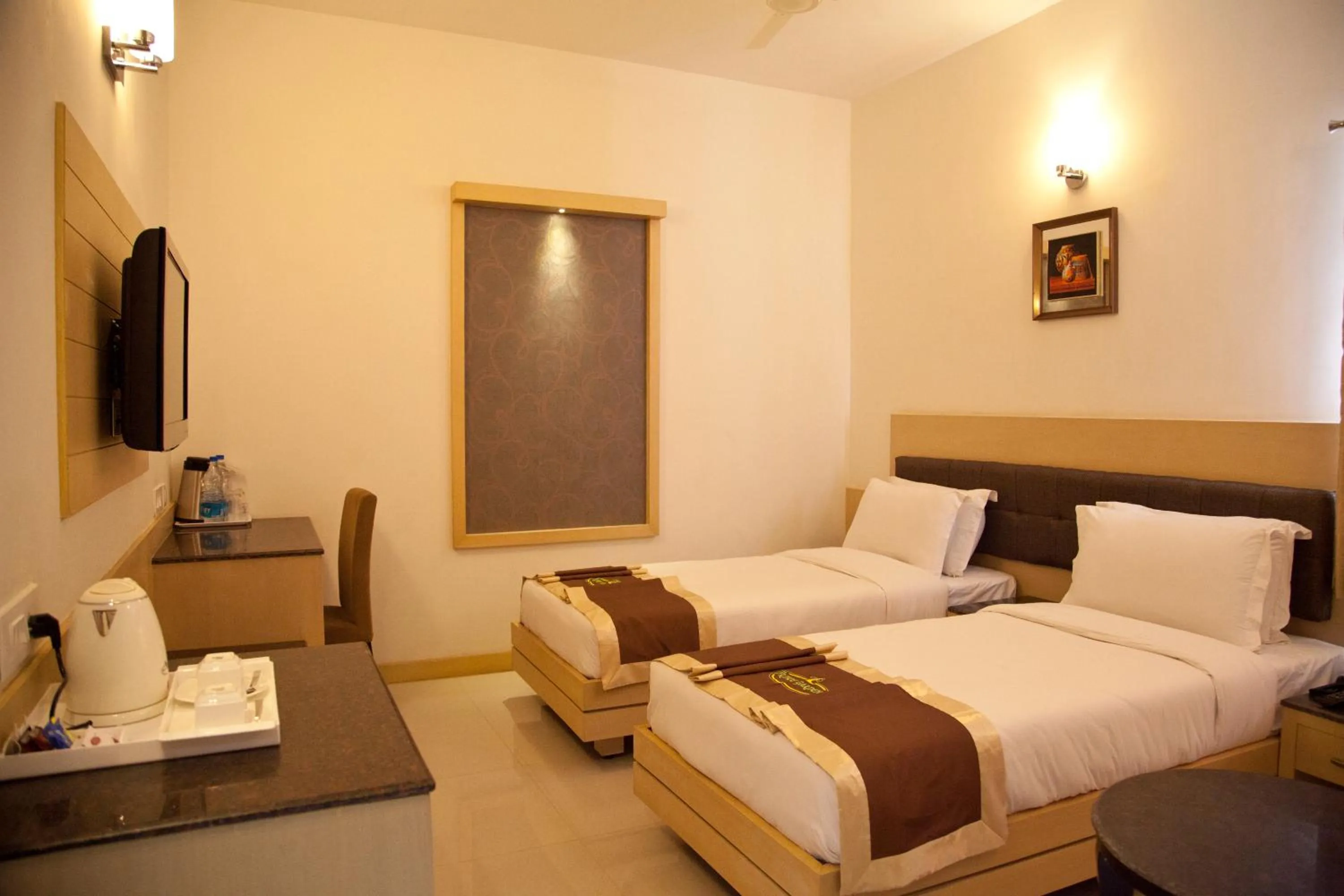 Bed in Hotel Prince Gardens