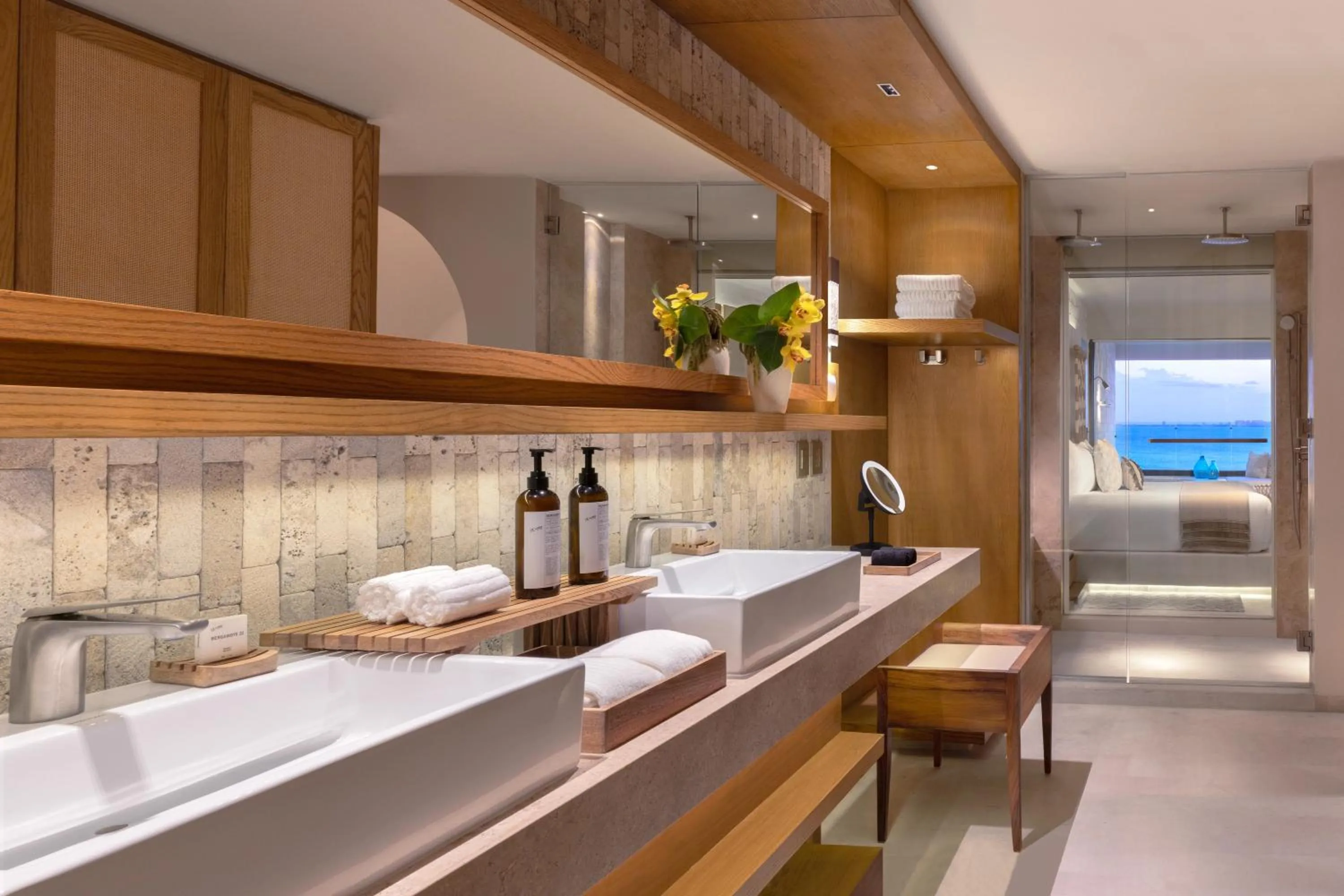 Bathroom in Impression Isla Mujeres by Secrets - Adults Only - All Inclusive