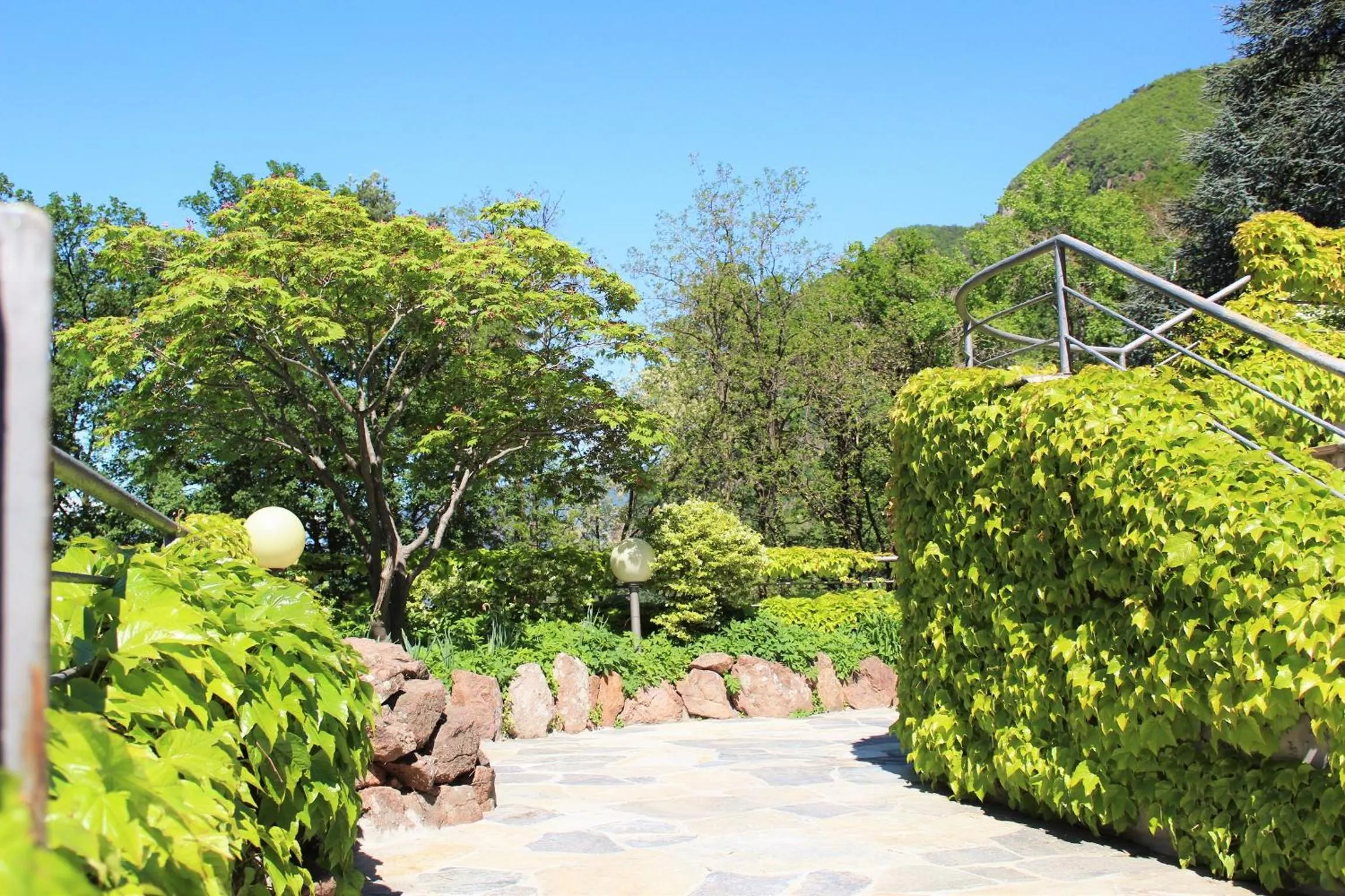 Garden view in Hotel Rotwand