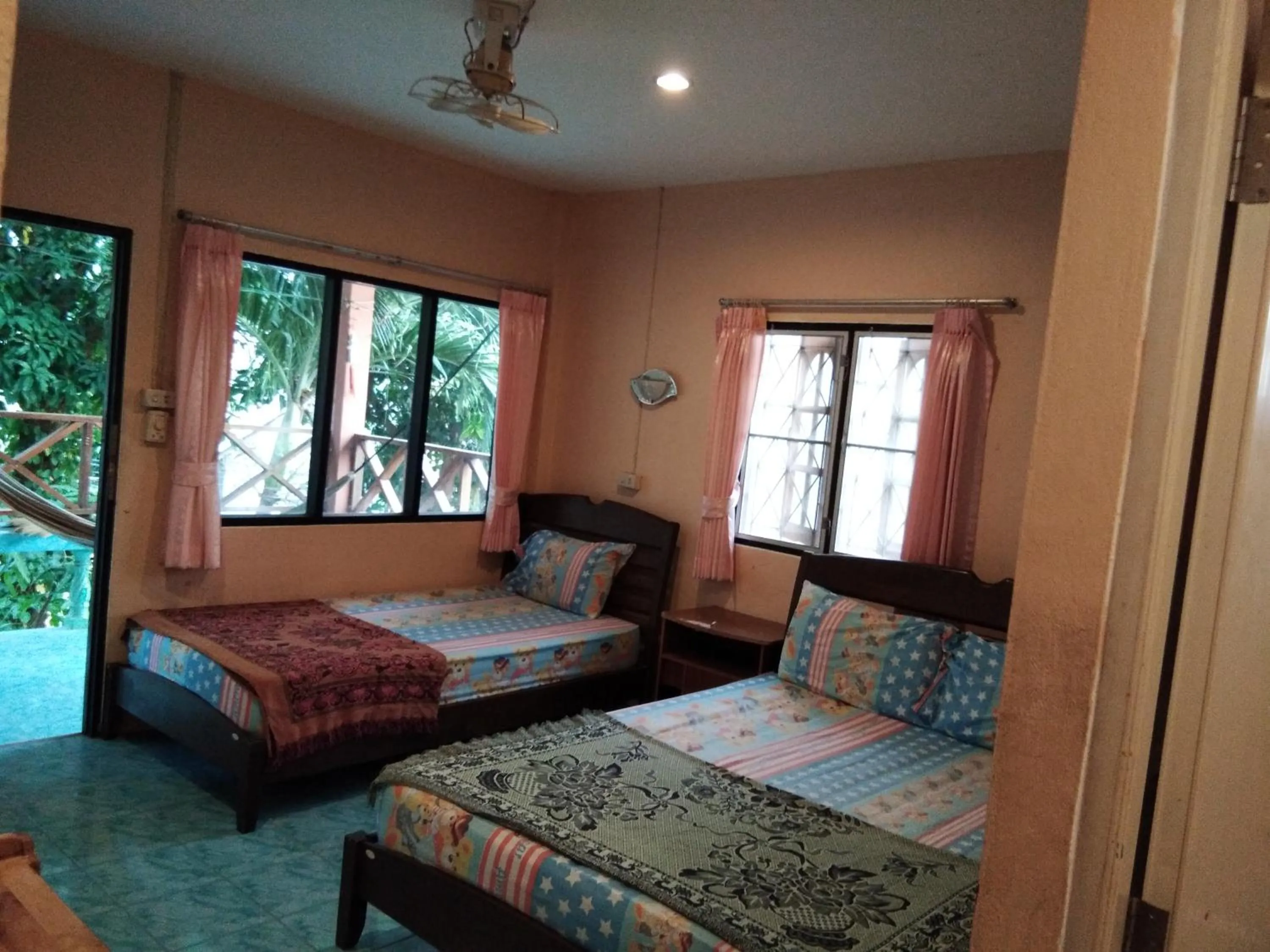 Bed in Modern Resort