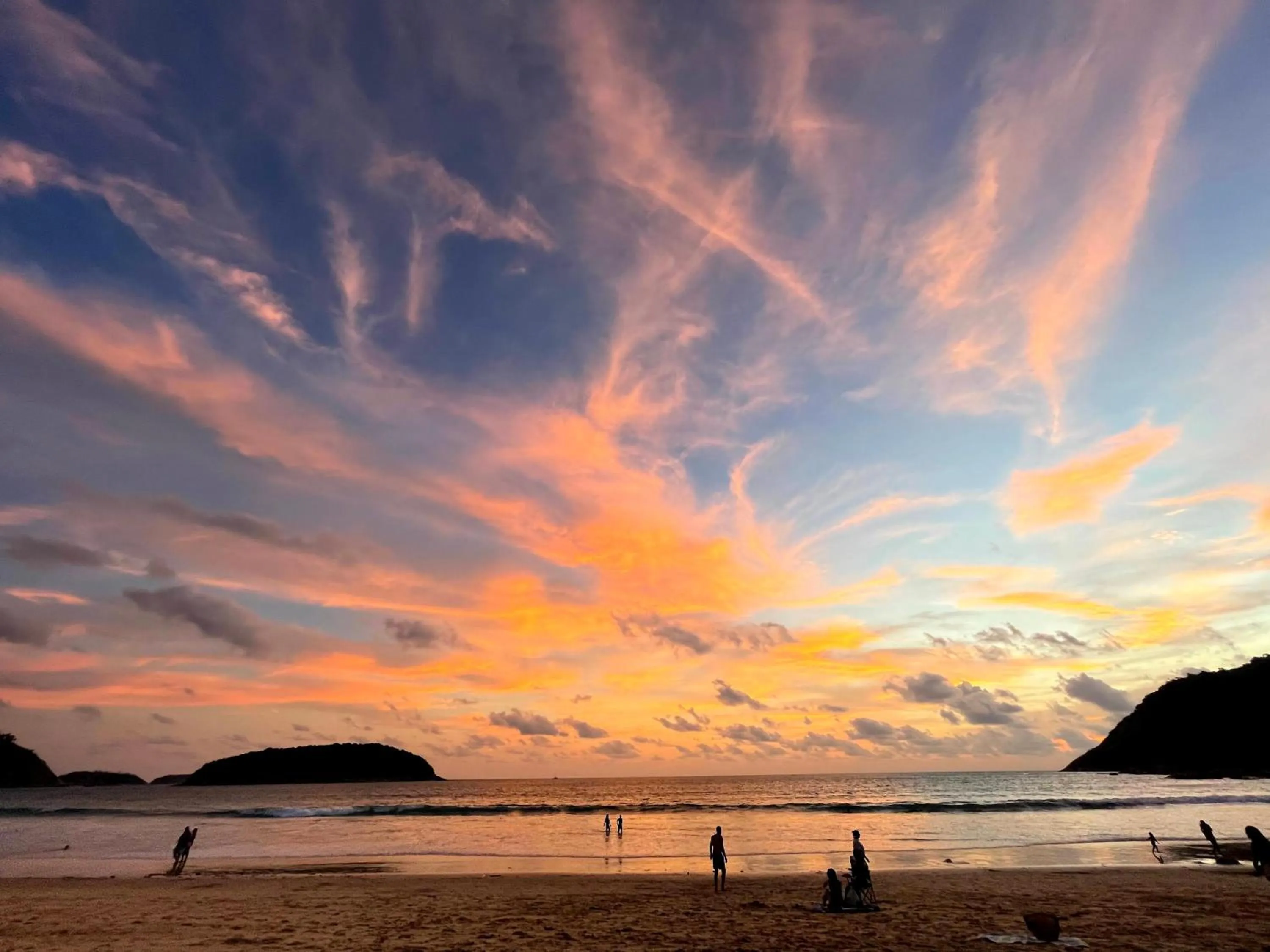 Sunset in Phuket Muay Thai Hotel Rawai Beach