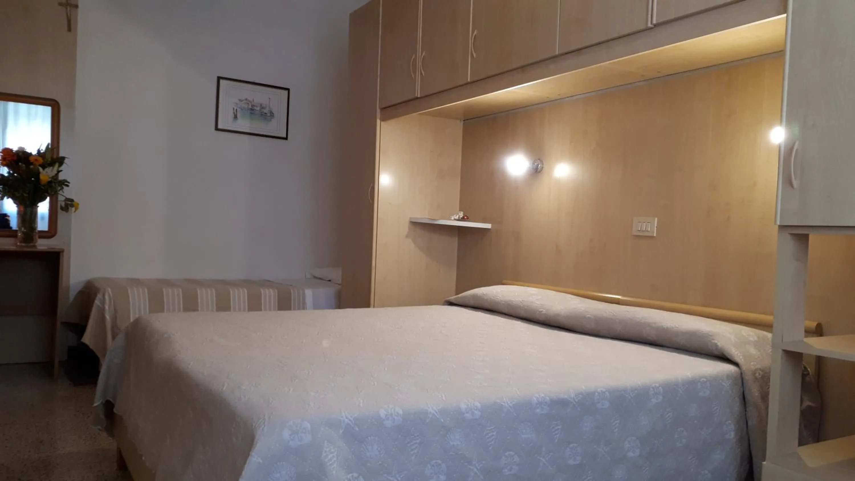 Bed in Hotel Villa Dina