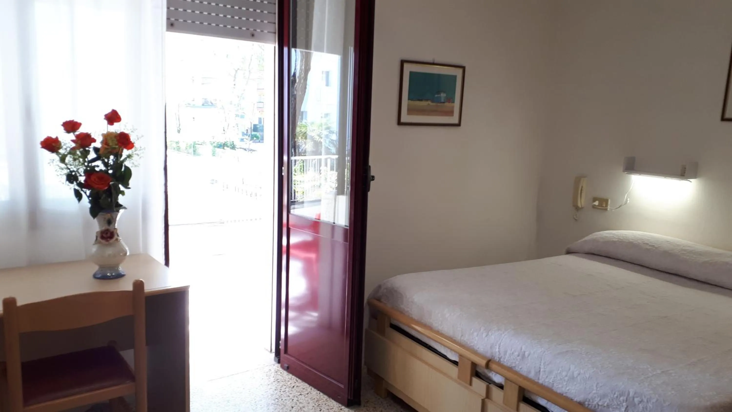 Bed in Hotel Villa Dina