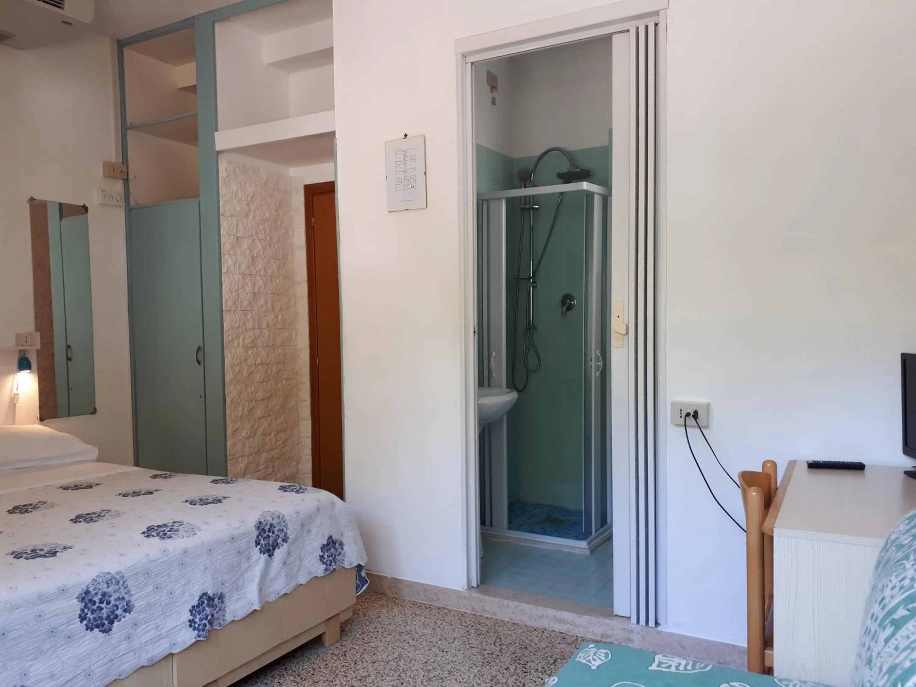 Bed in Hotel Villa Dina