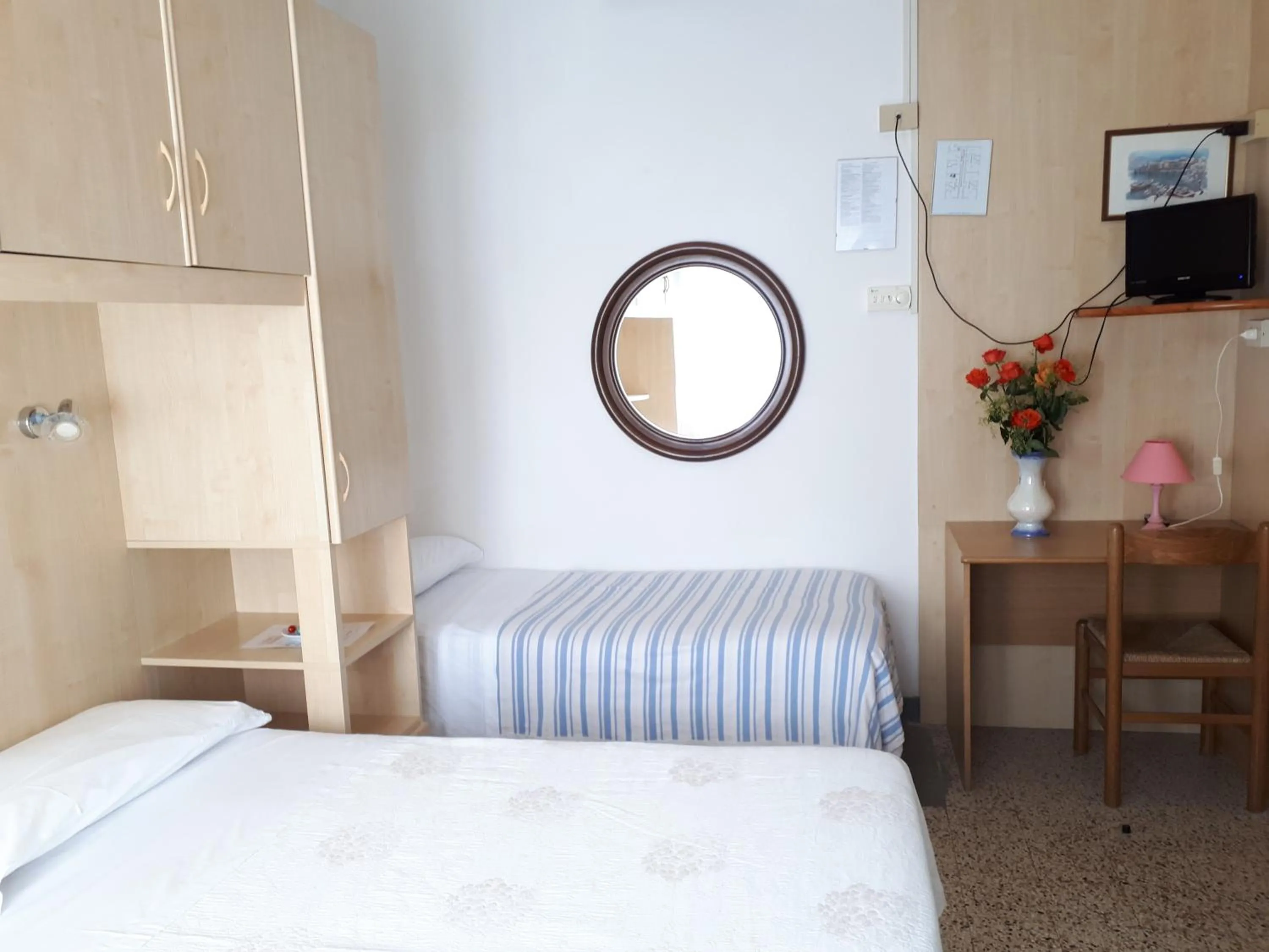 Bed in Hotel Villa Dina