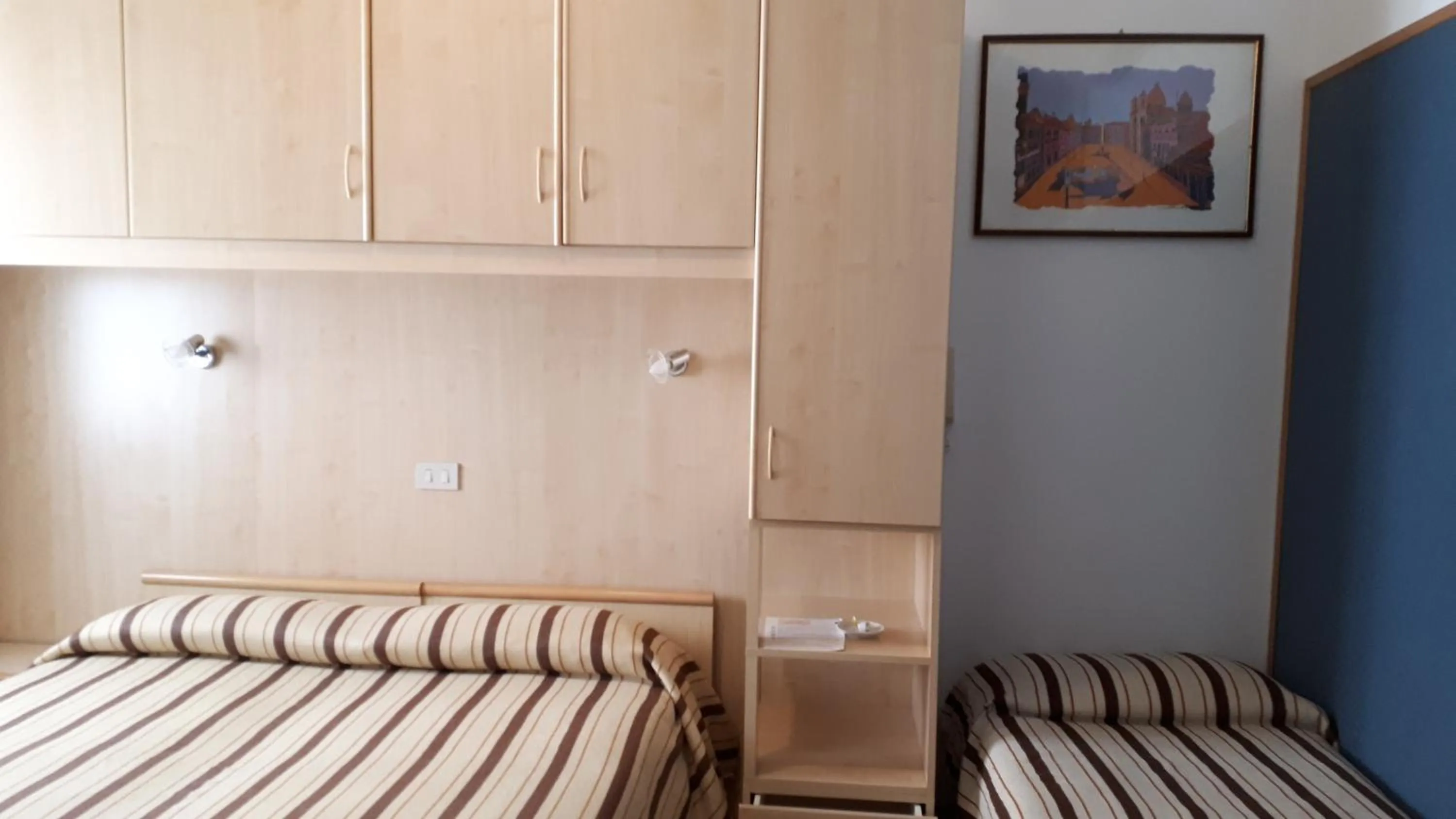 Bed in Hotel Villa Dina