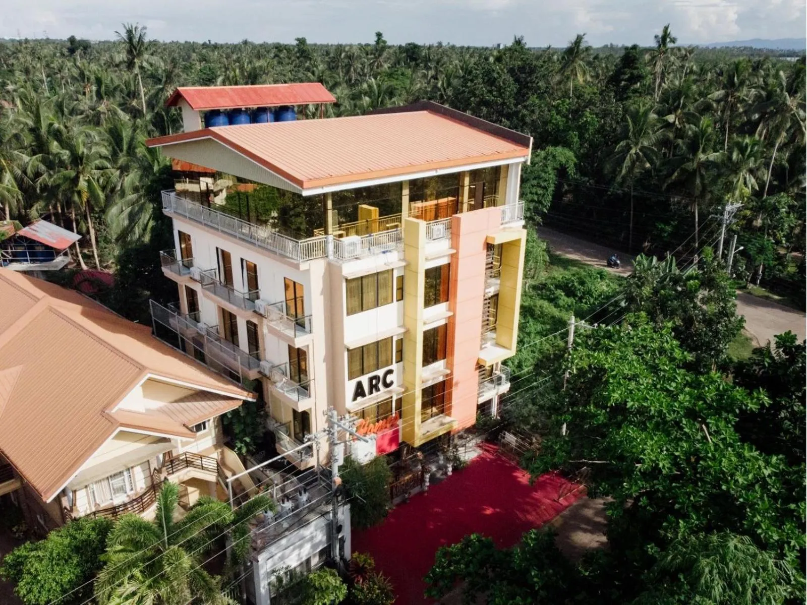 Property building in ARC Homes Hotel Panglao powered by Cocotel