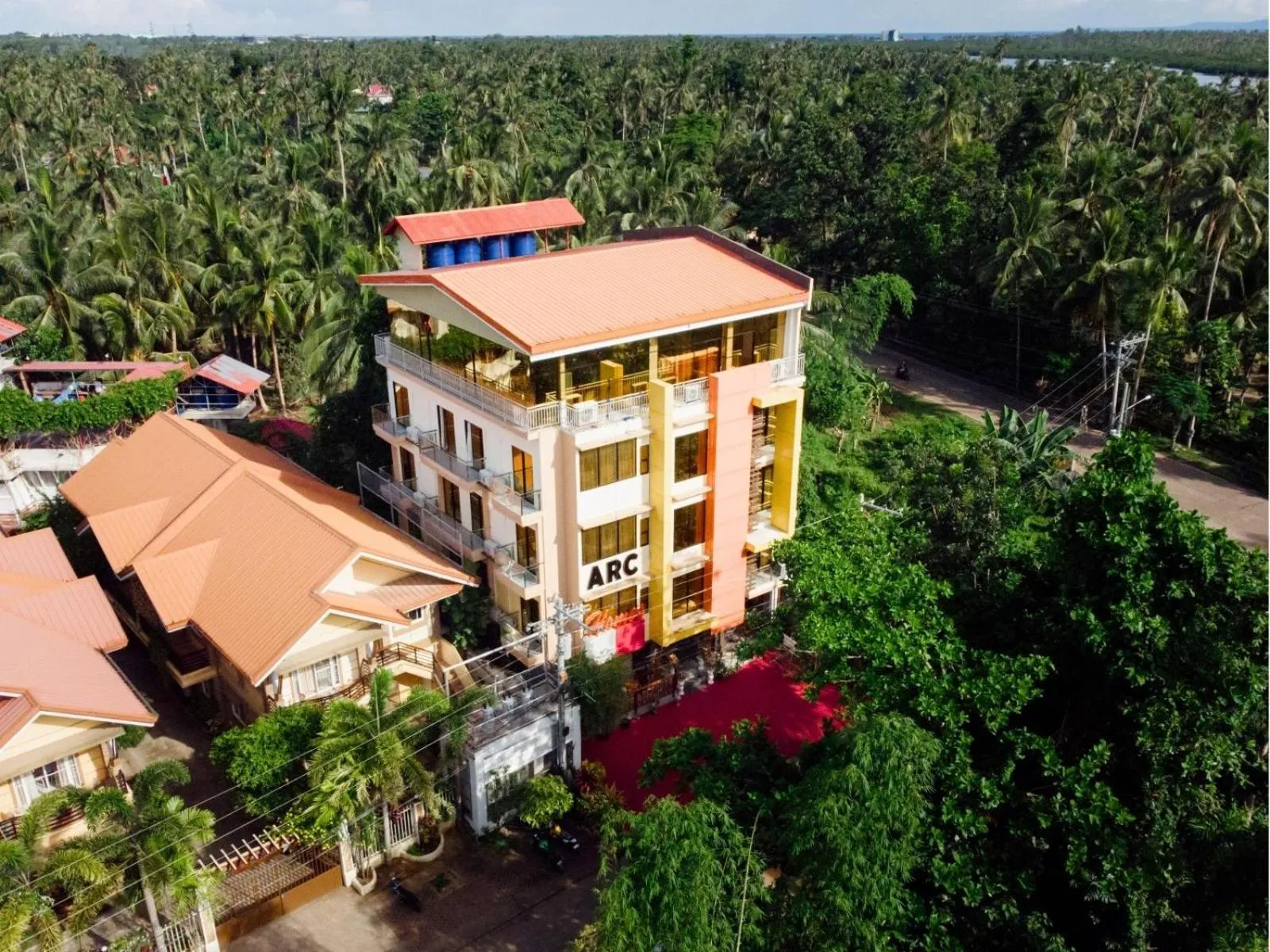 Property building in ARC Homes Hotel Panglao powered by Cocotel