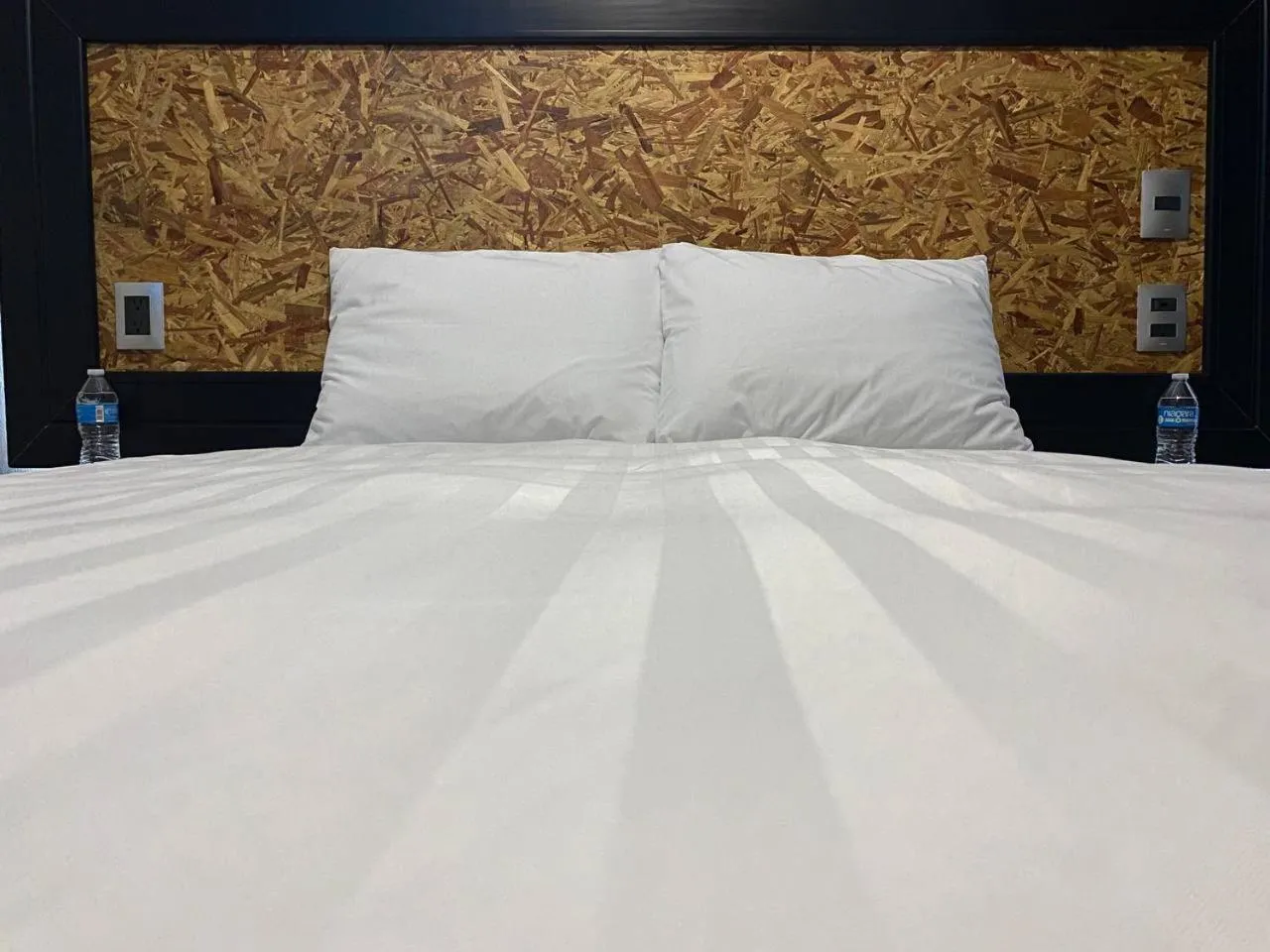Bed in Hotel Central Pirámides