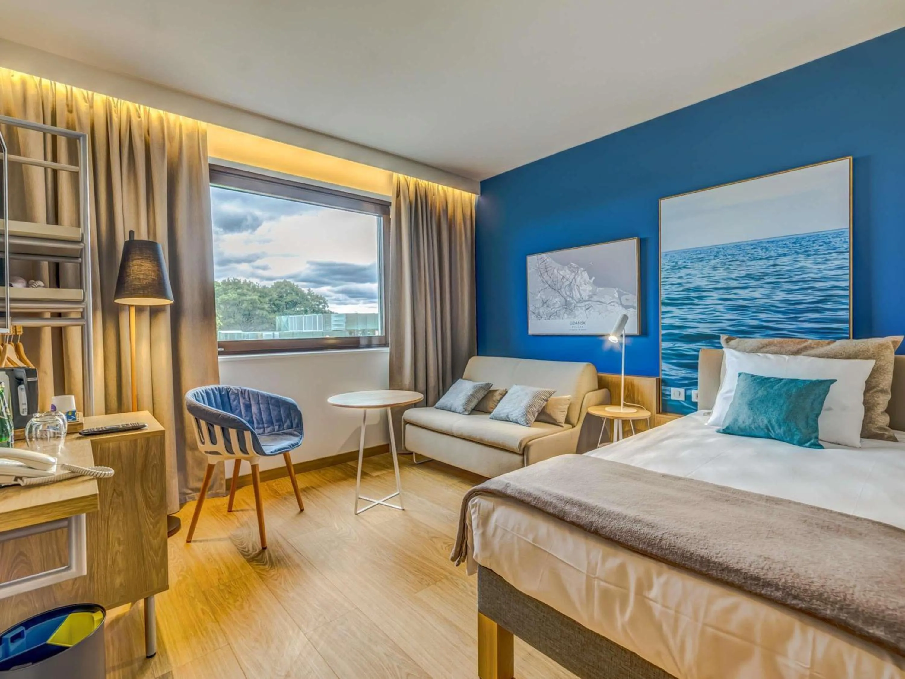 Bedroom, Bed in Novotel Gdańsk Marina