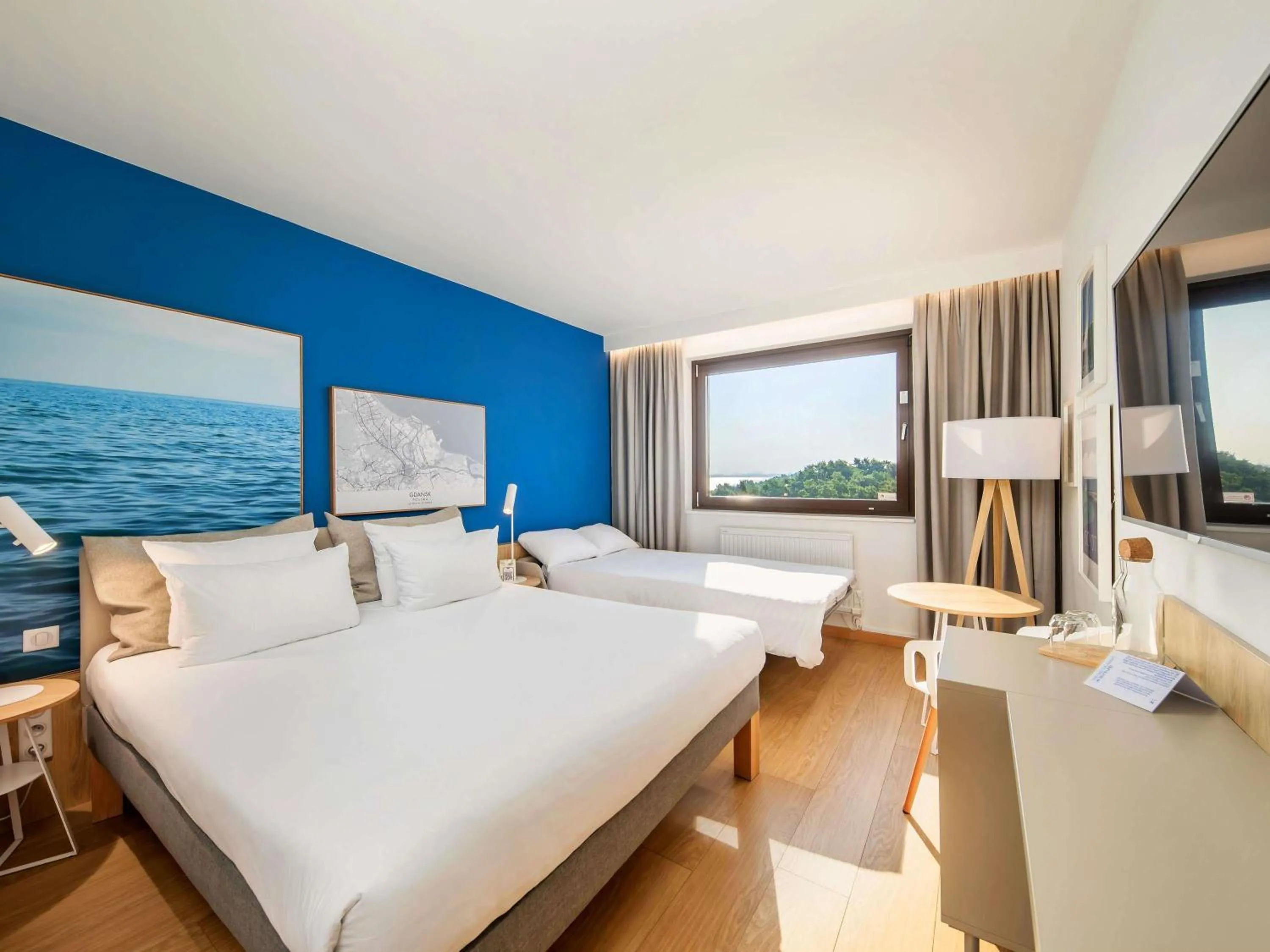 Bedroom, Bed in Novotel Gdańsk Marina