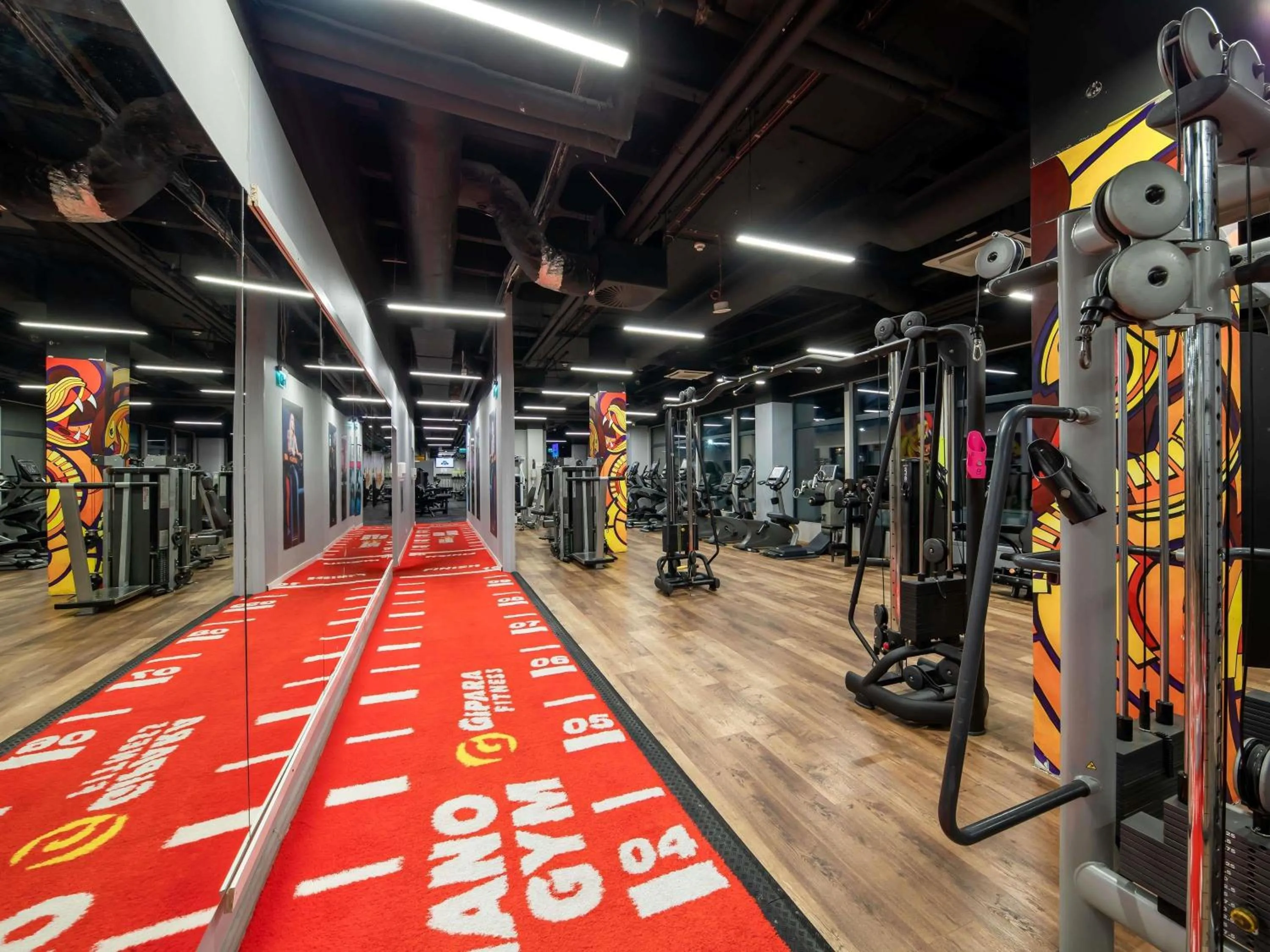 Fitness centre/facilities in Novotel Gdańsk Marina