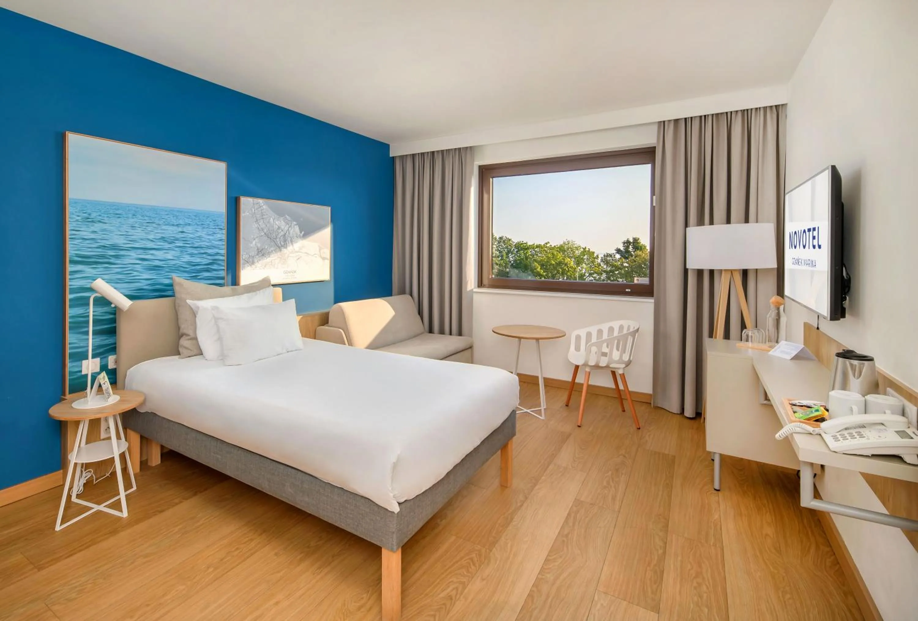 Bed in Novotel Gdańsk Marina