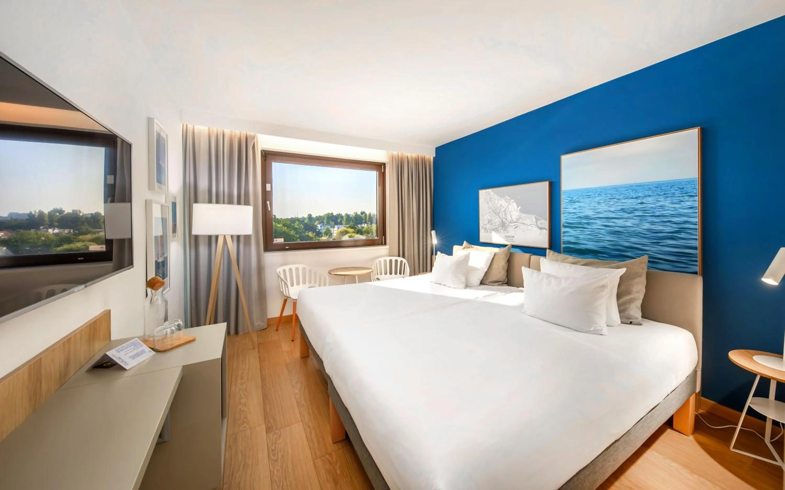 Bed in Novotel Gdańsk Marina