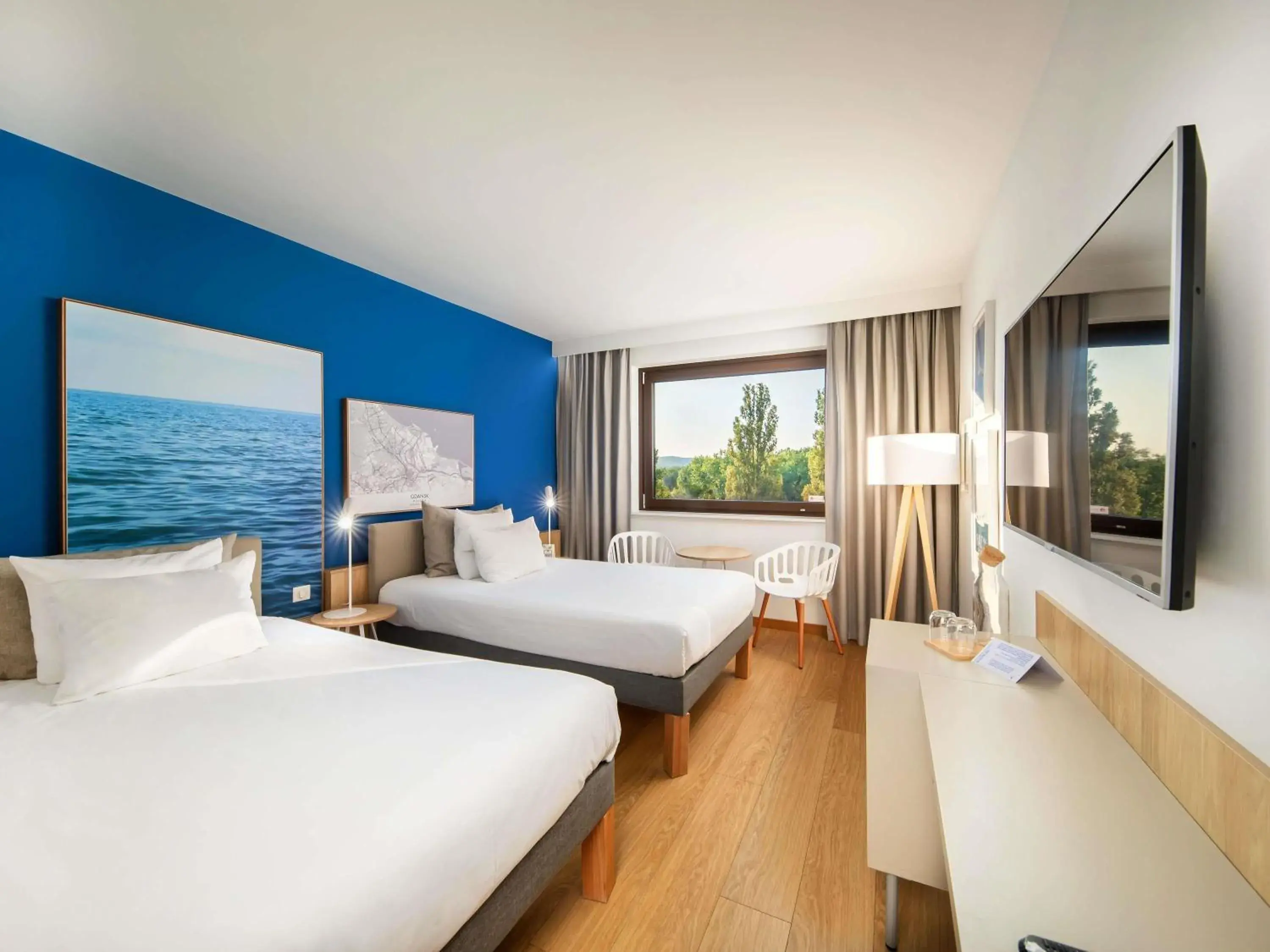 Standard Twin Room in Novotel Gdańsk Marina Standard Twin Room in Novotel Gdańsk Marina