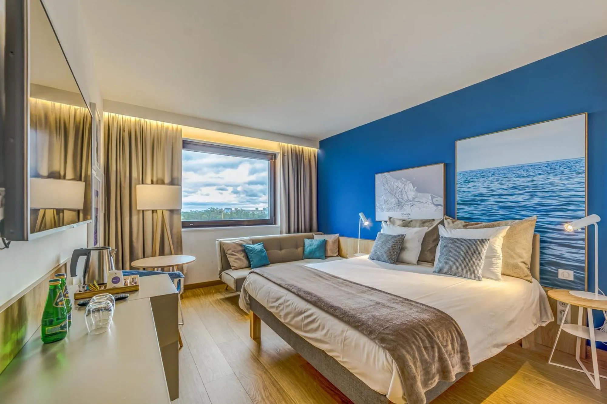 Bed in Novotel Gdańsk Marina