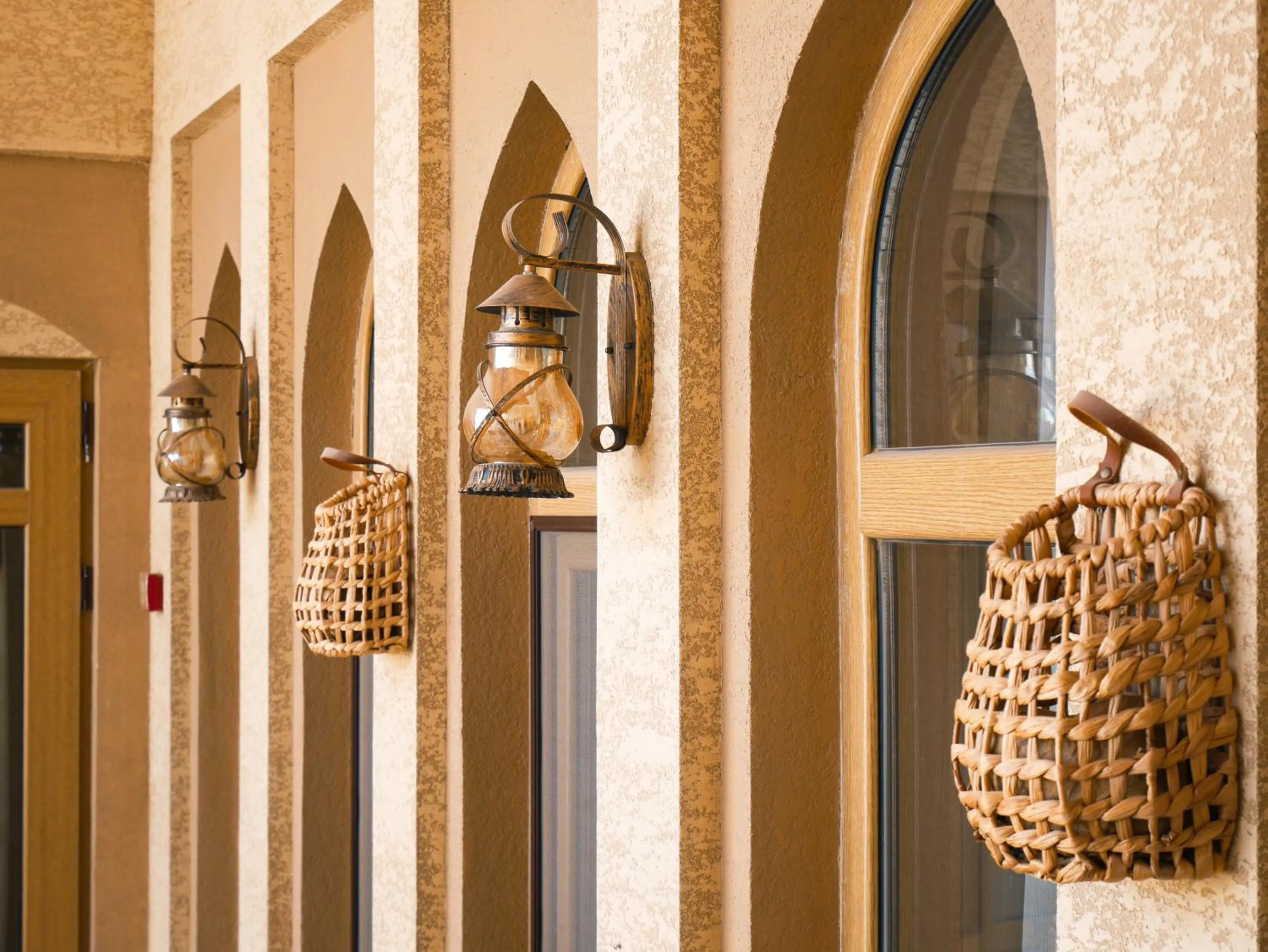 Inner courtyard view in Oasis Boutique