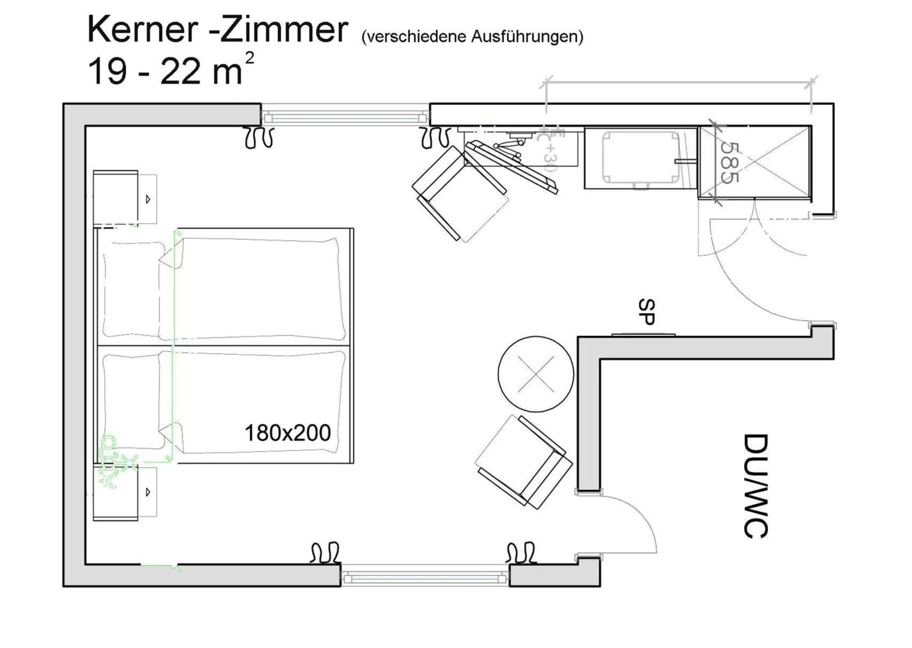 Floor plan in Weinhaus Berg