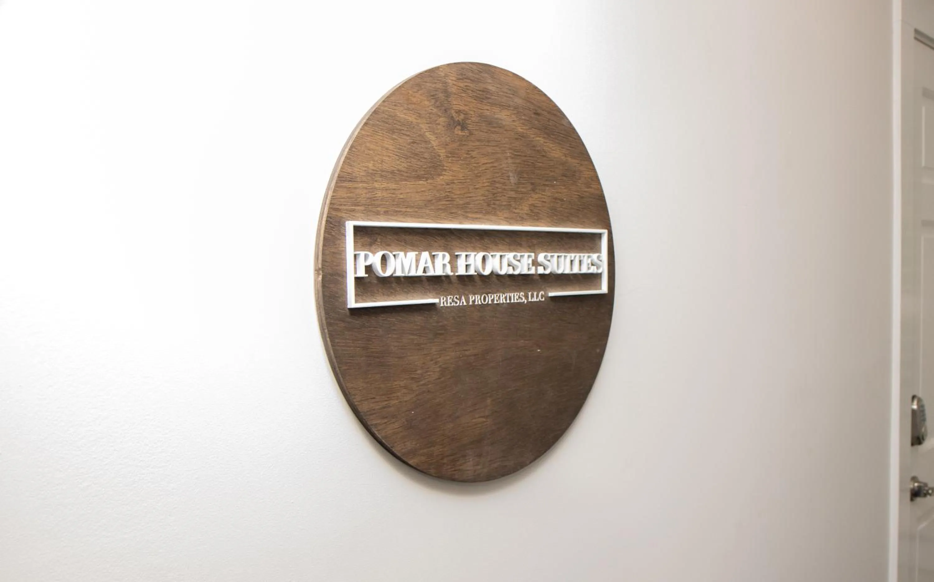 Property logo or sign in Pomar House
