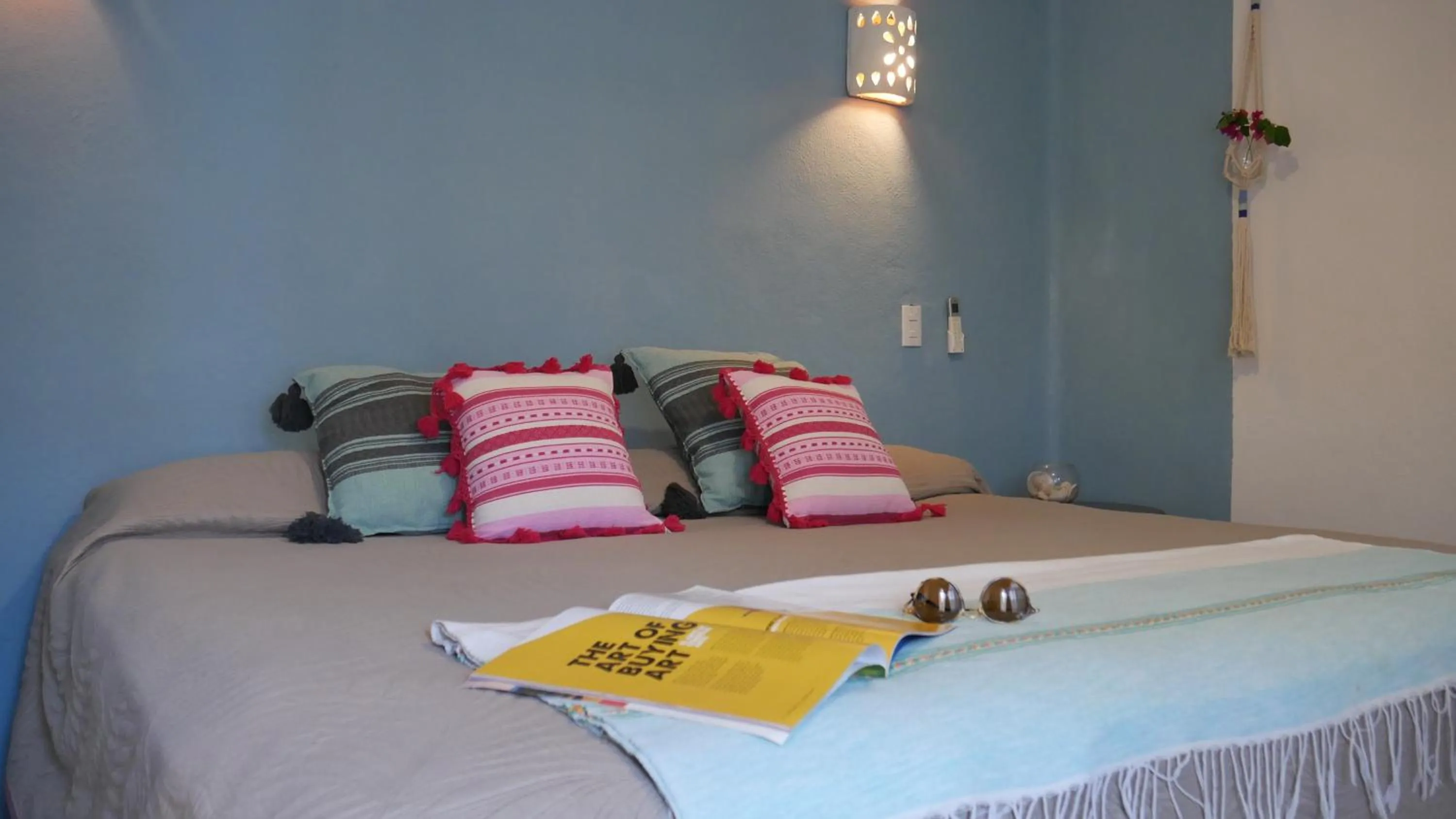 Bed in Bungalows Paraíso Bucerías