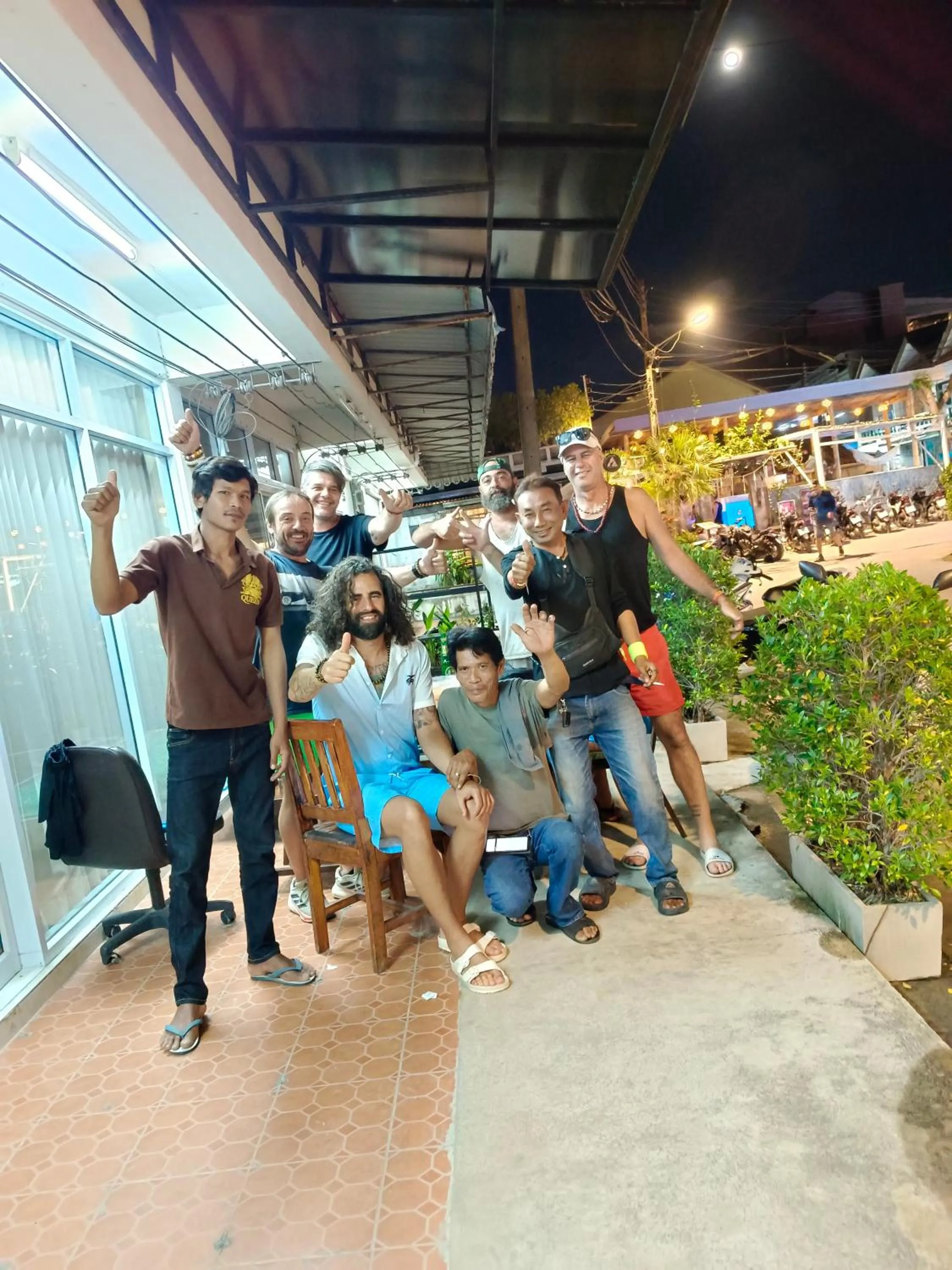 Night in Haadrin village Fullmoon