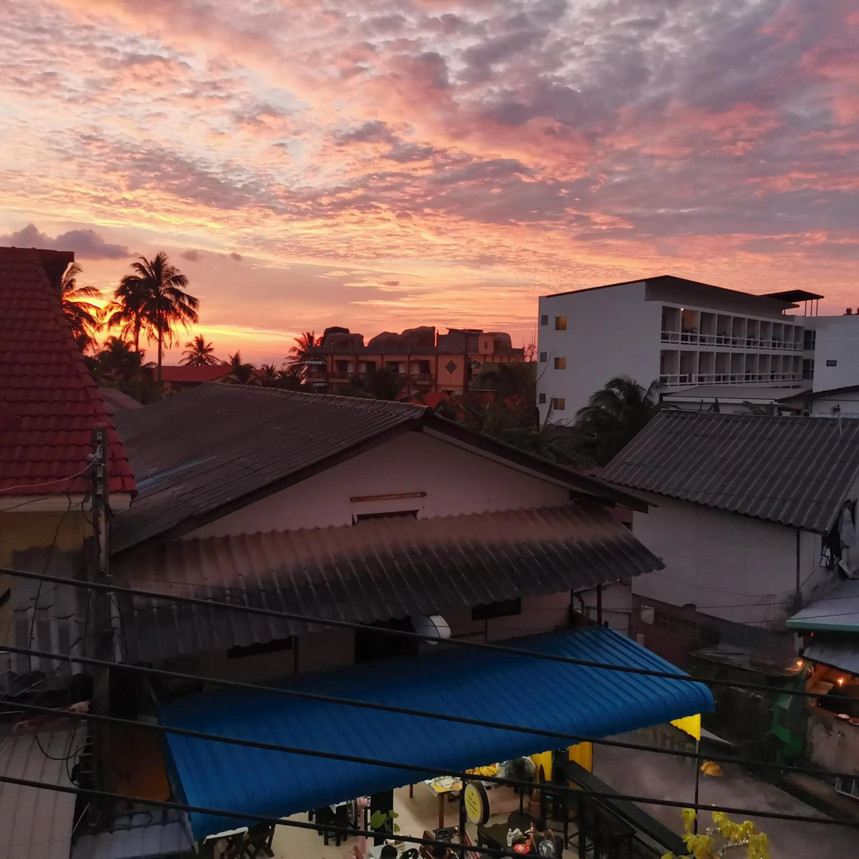 View (from property/room) in Haadrin village Fullmoon