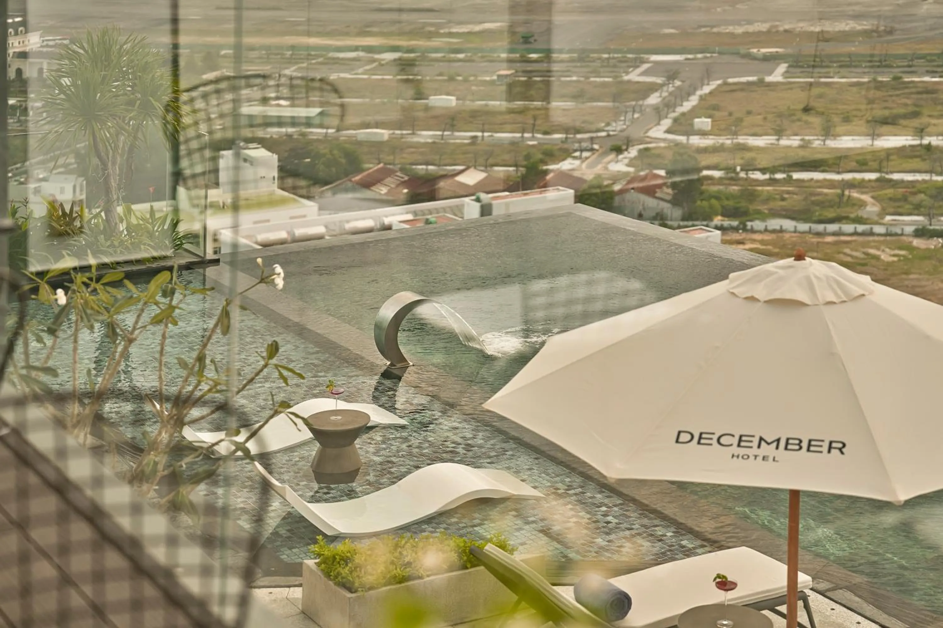 Swimming pool in December Hotel