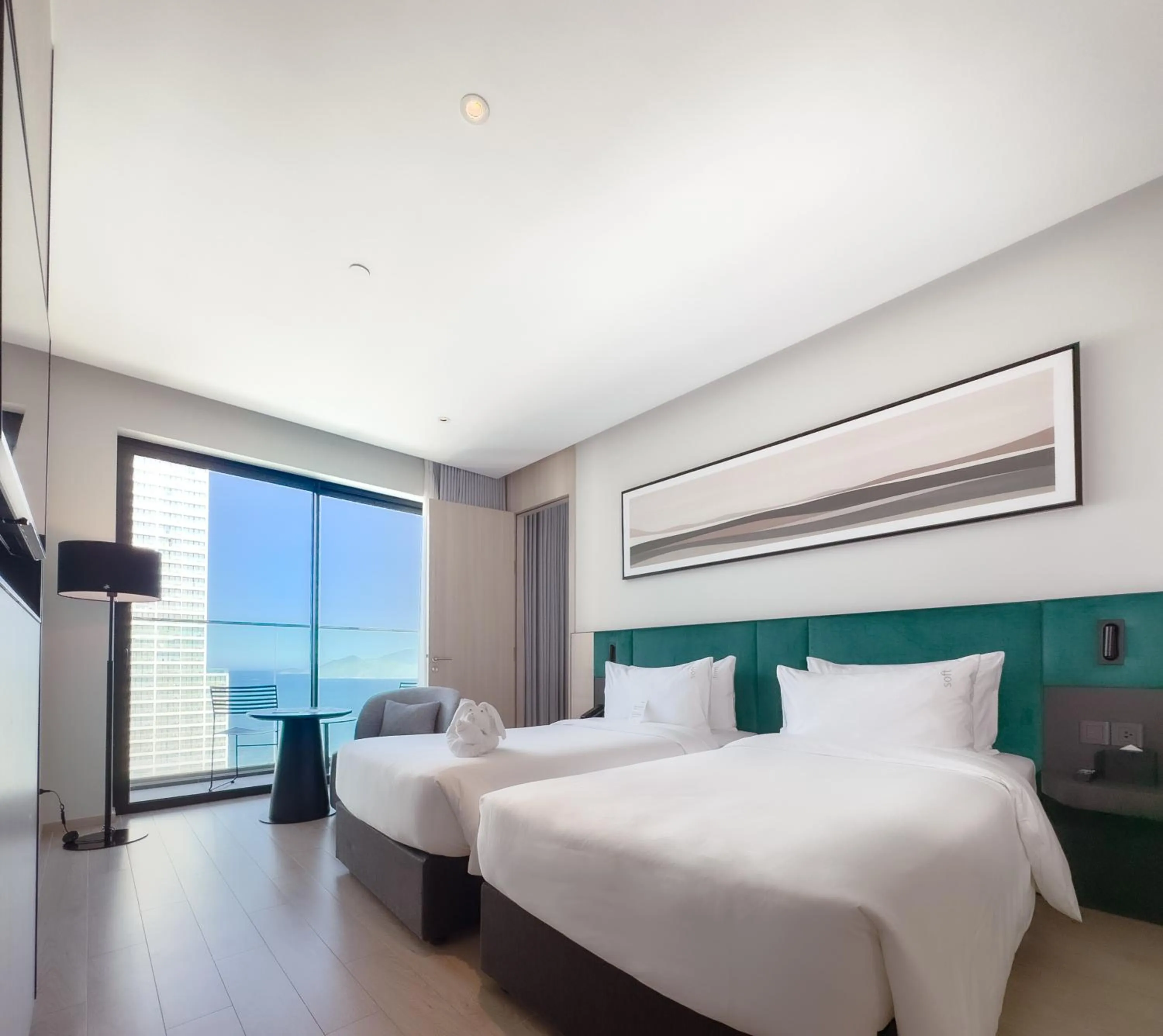 Photo of the whole room, Bed in December Hotel