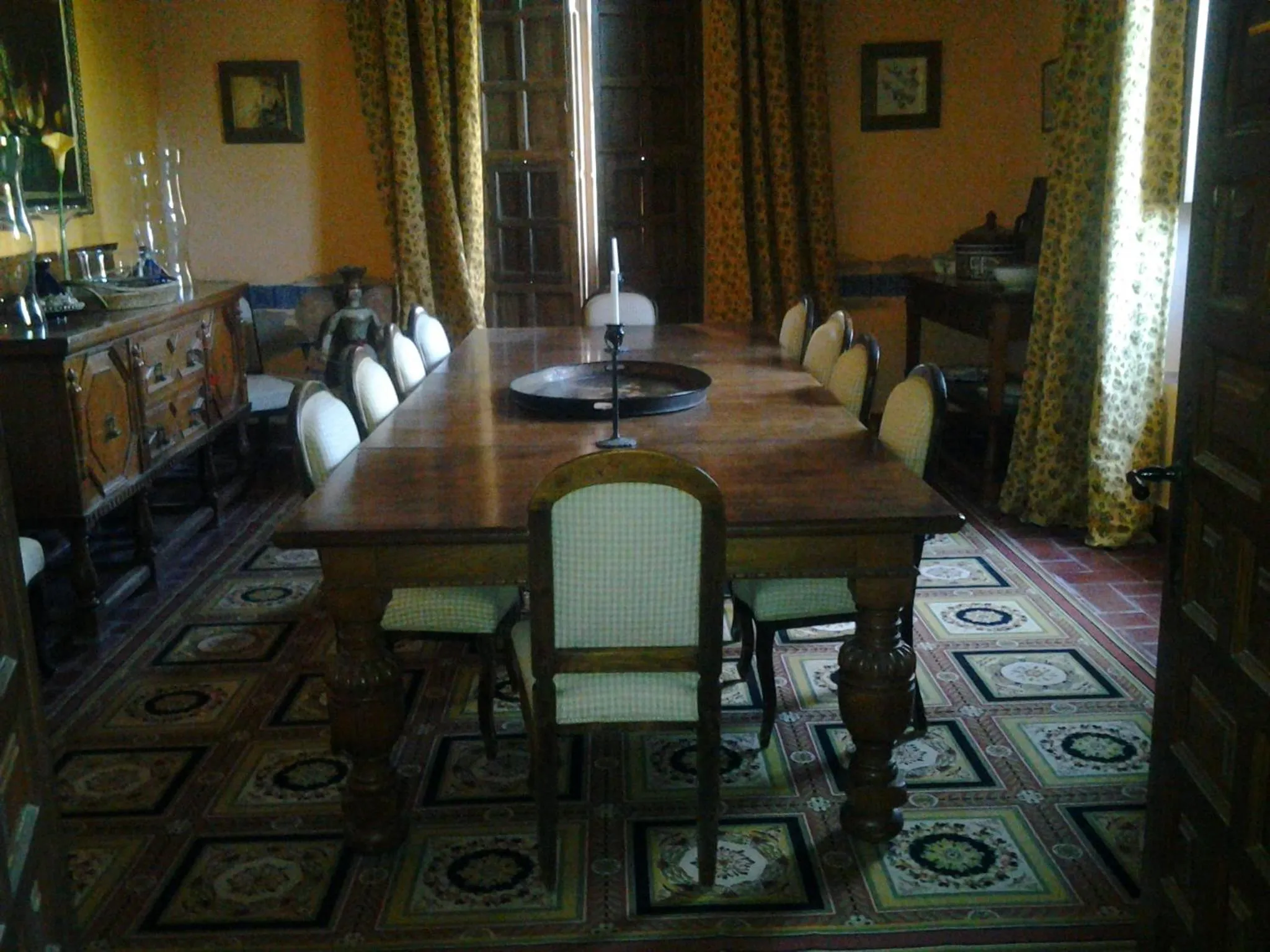 Dining area in Hacienda La Indiana