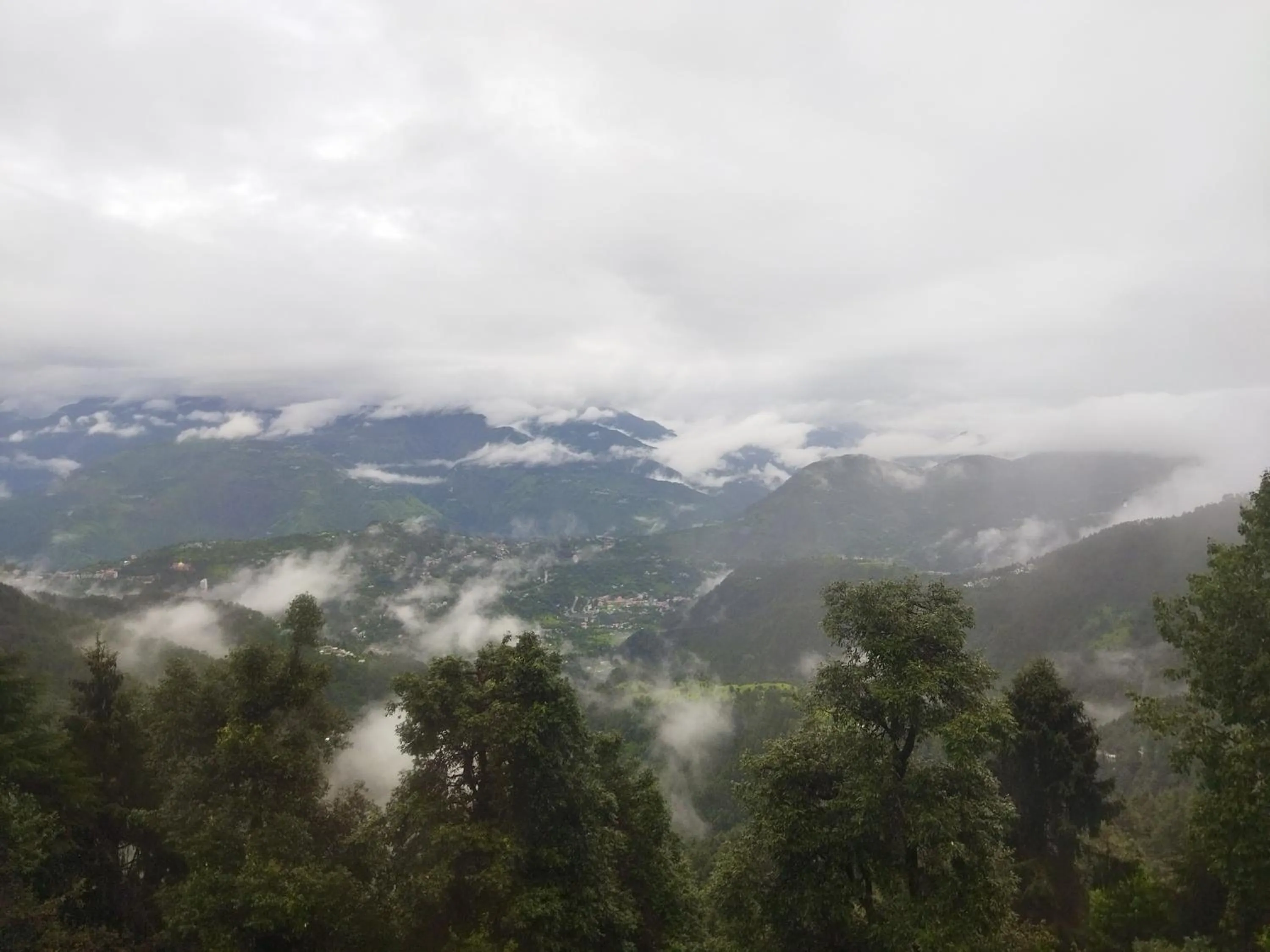 Mountain view in Surya Resort Dalhousie