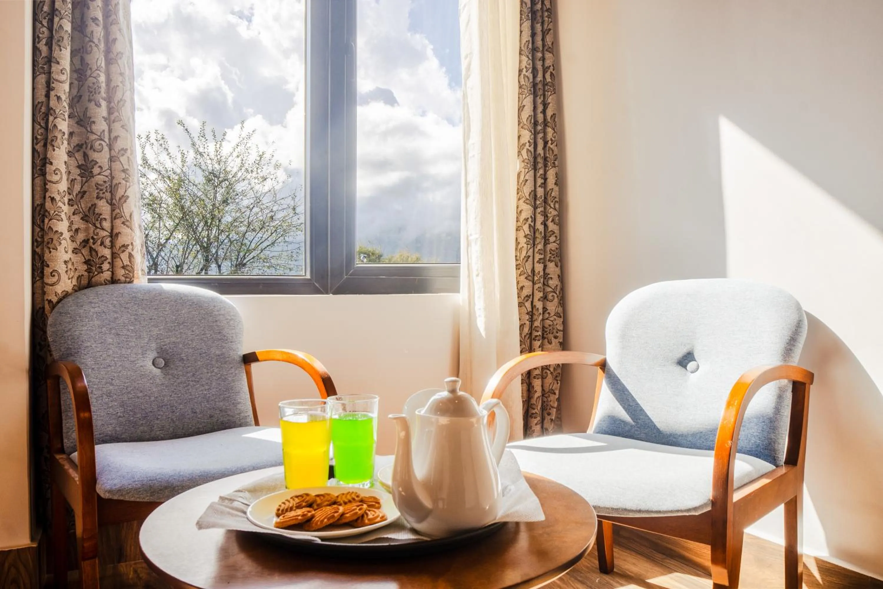 Seating area in Sharolyn Boutique Hotel