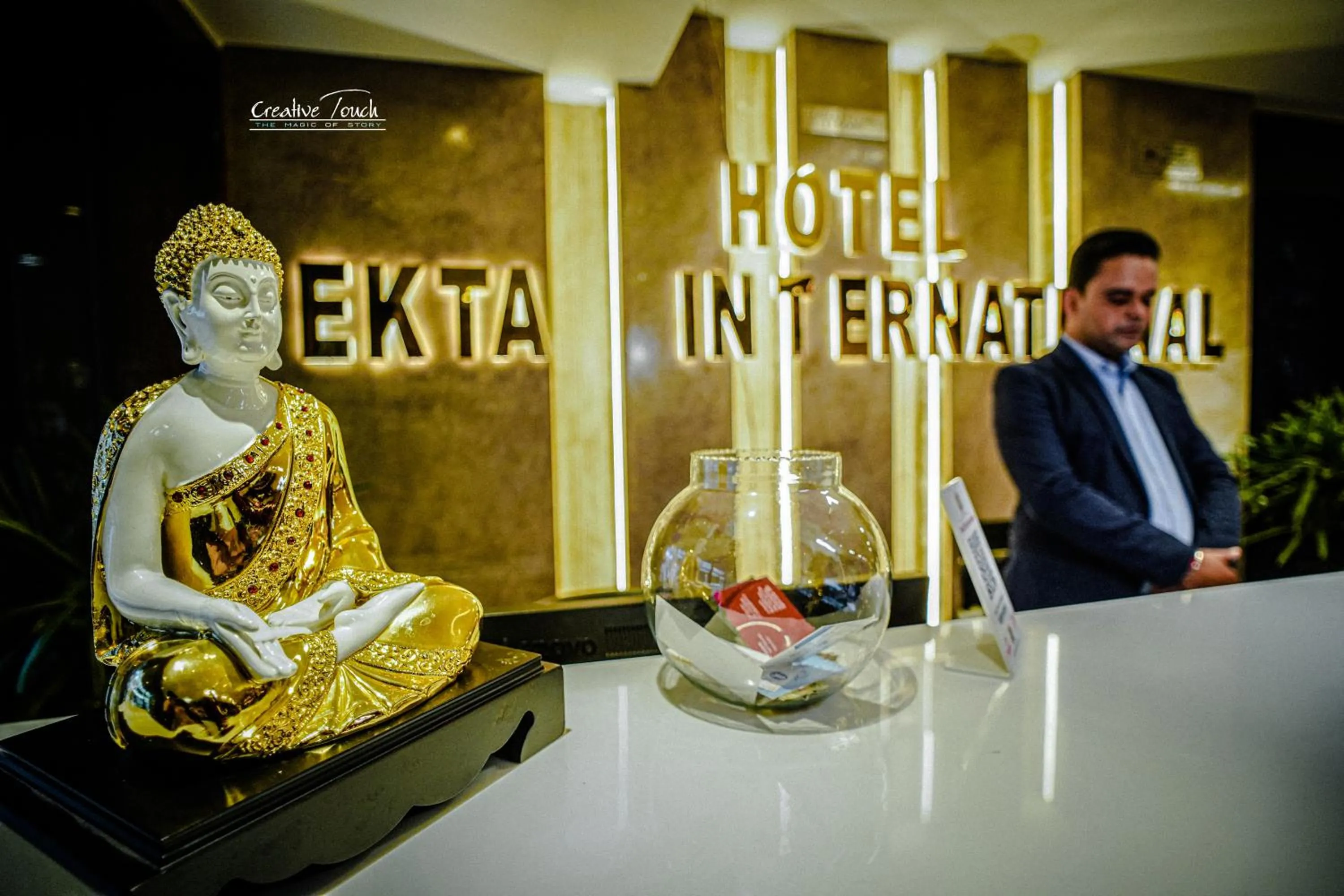 Staff in Hotel Ekta International !! 300 Mts From BABA BAIDYANATH DHAM TEMPLE !!