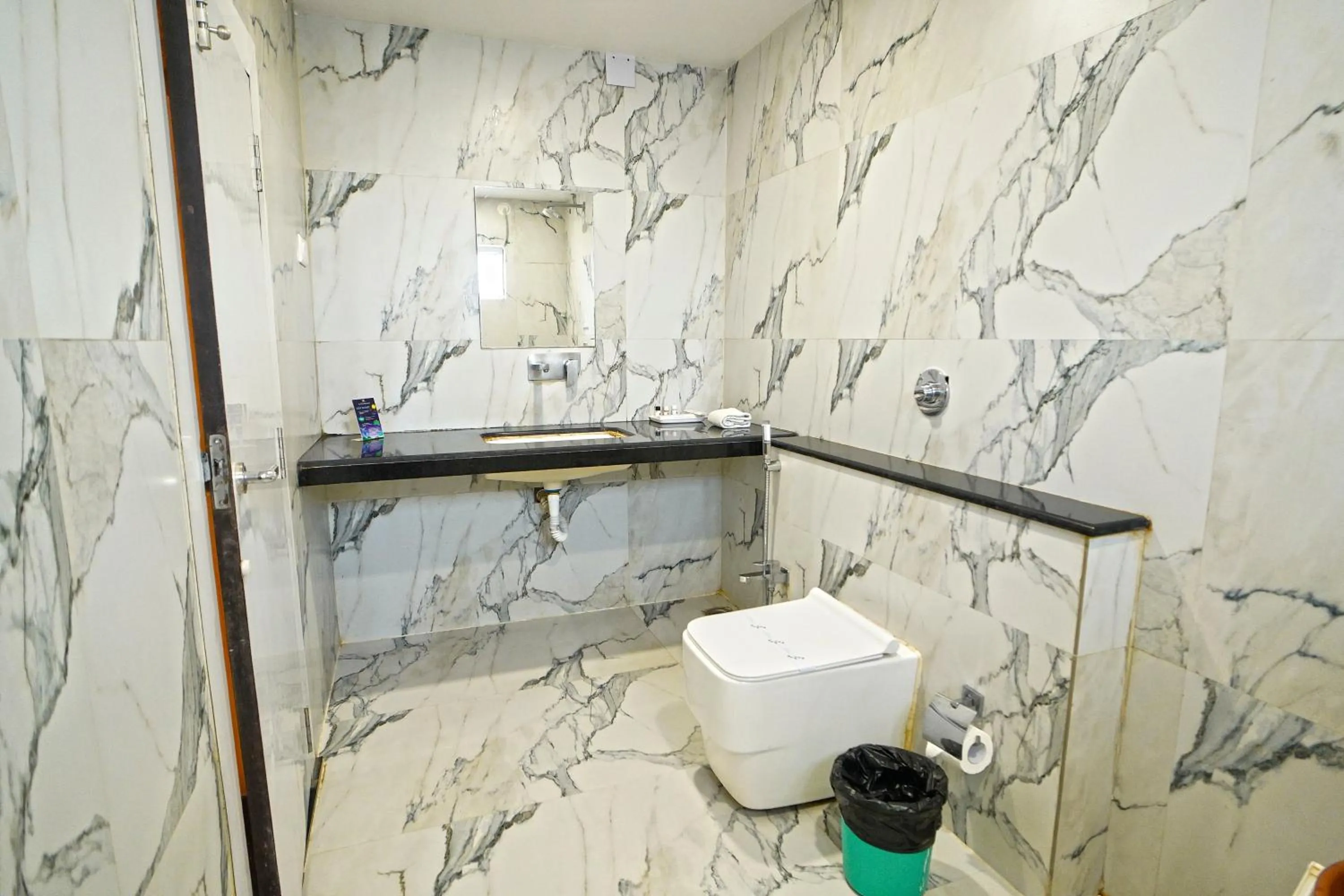 Shower in Hotel Ekta International !! 300 Mts From BABA BAIDYANATH DHAM TEMPLE !!