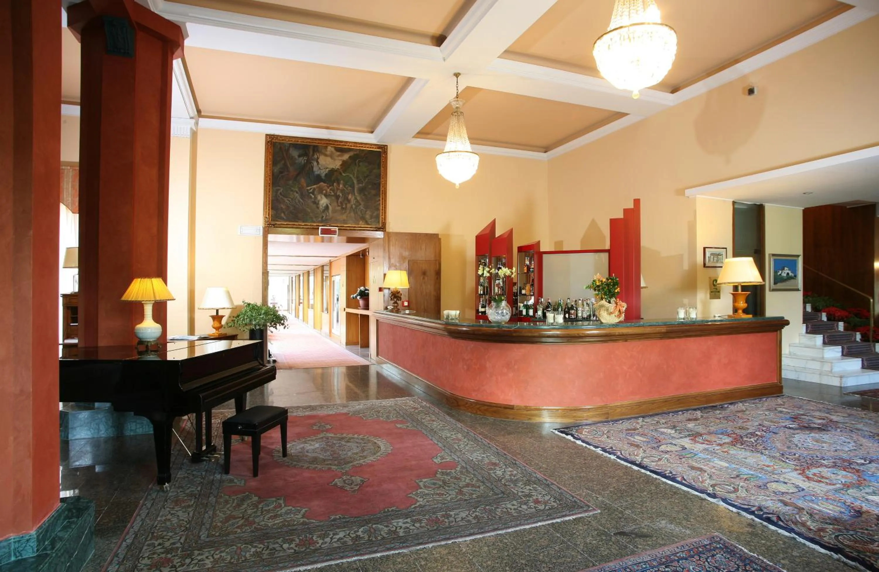 Lobby or reception in Grand Hotel Bellavista Palace & Golf