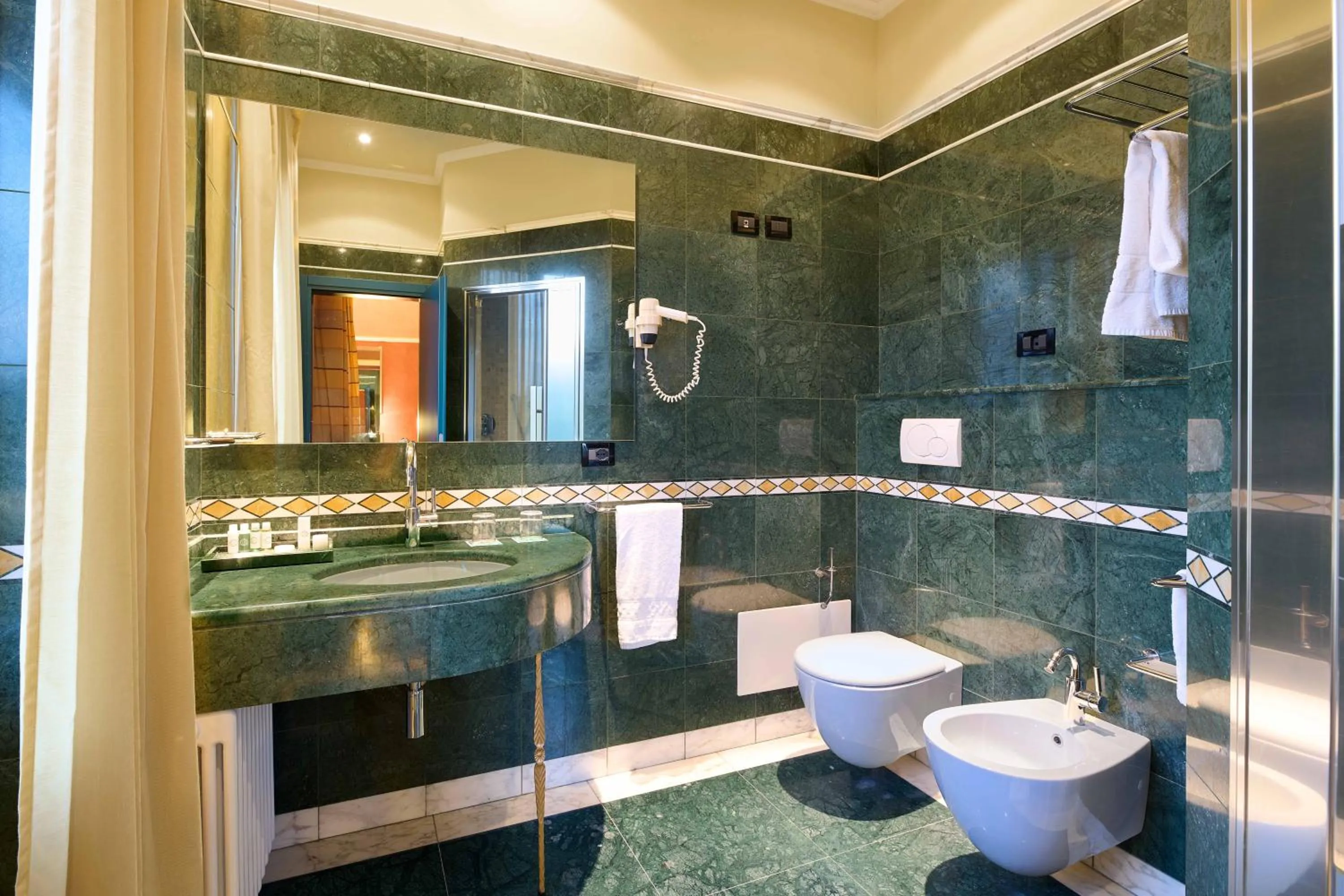 Bathroom in Grand Hotel Bellavista Palace & Golf