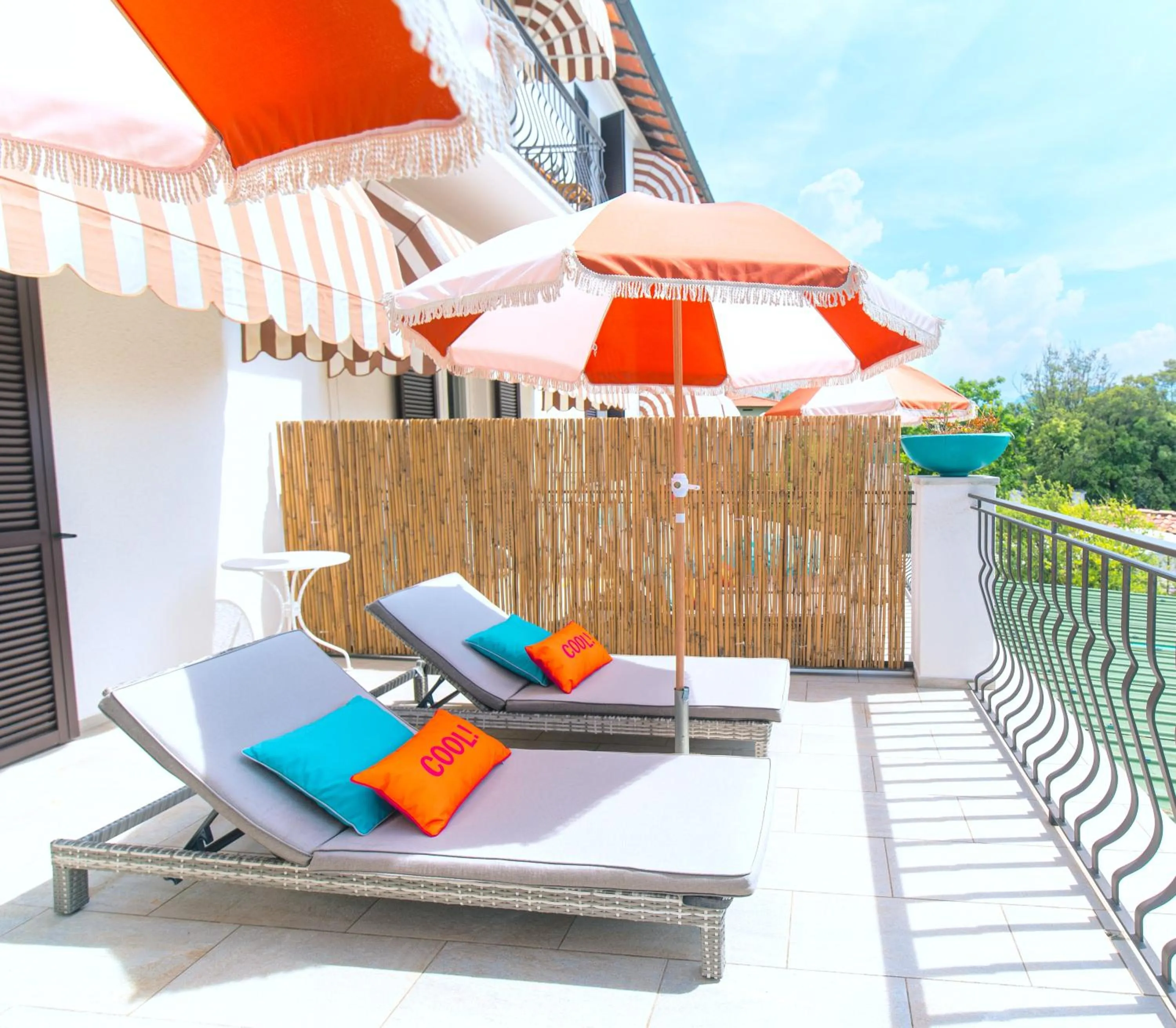 Balcony/Terrace in Hotel La Pineta Al Mare