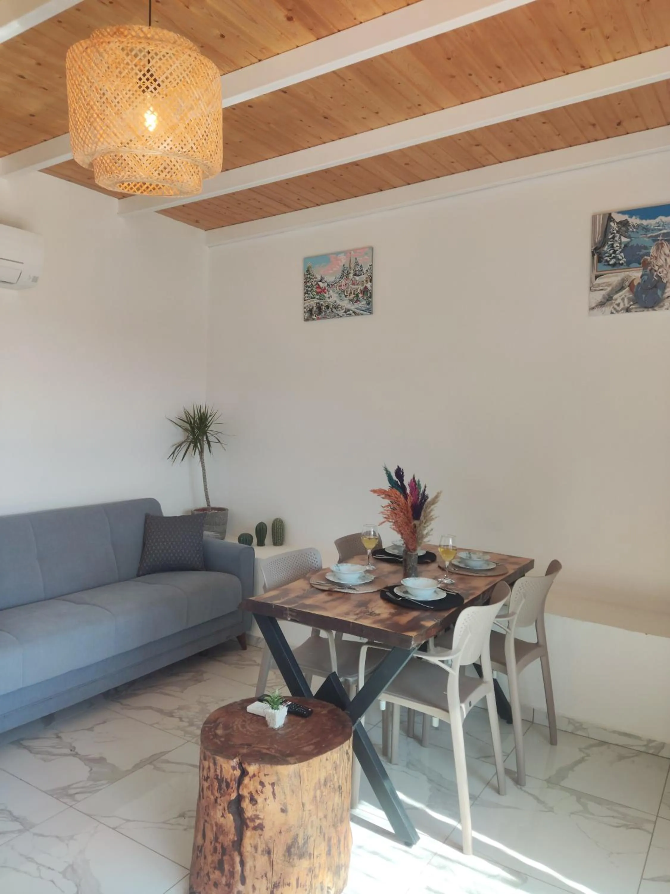 Living room in Villa Ay