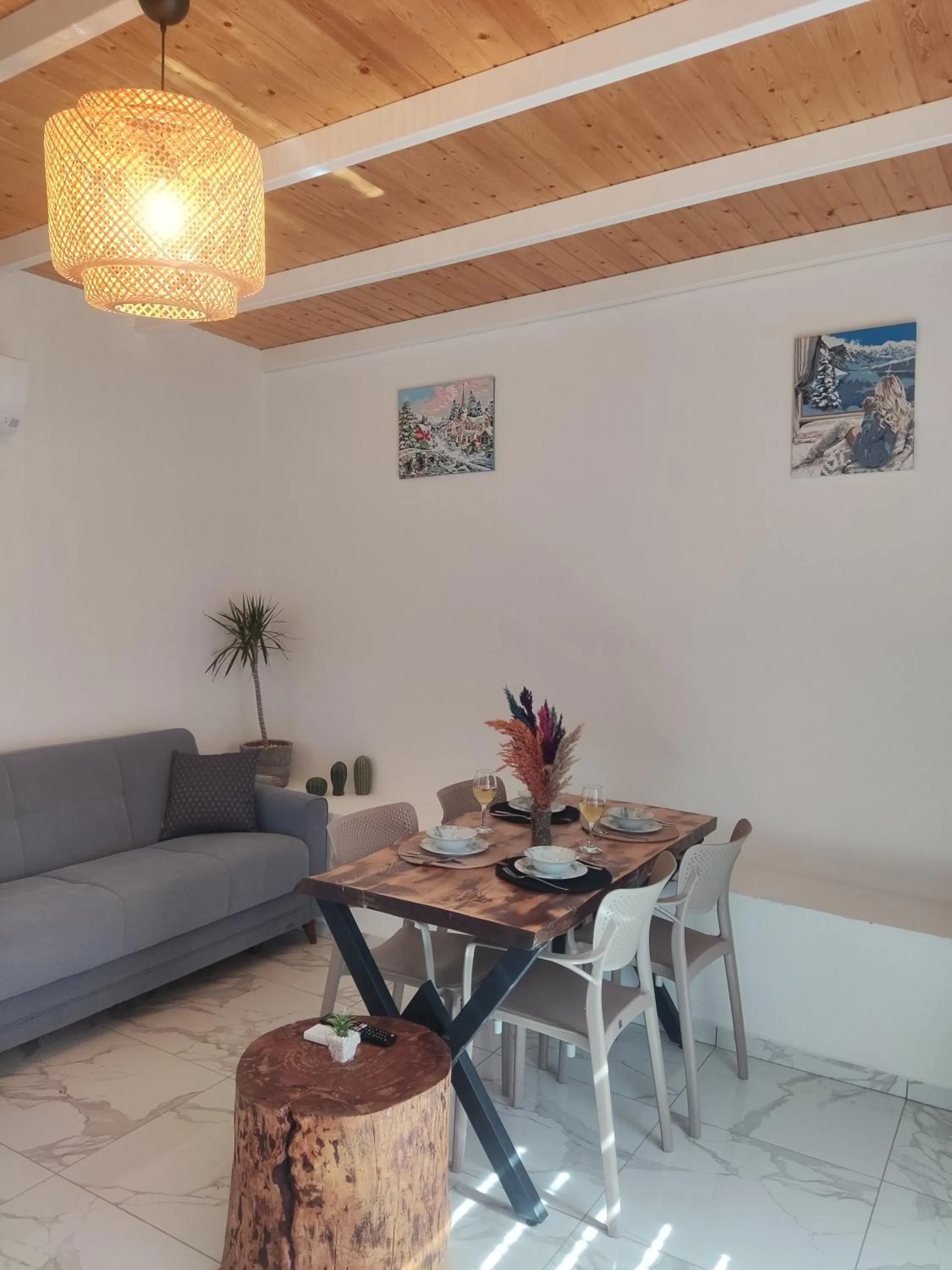 Living room in Villa Ay