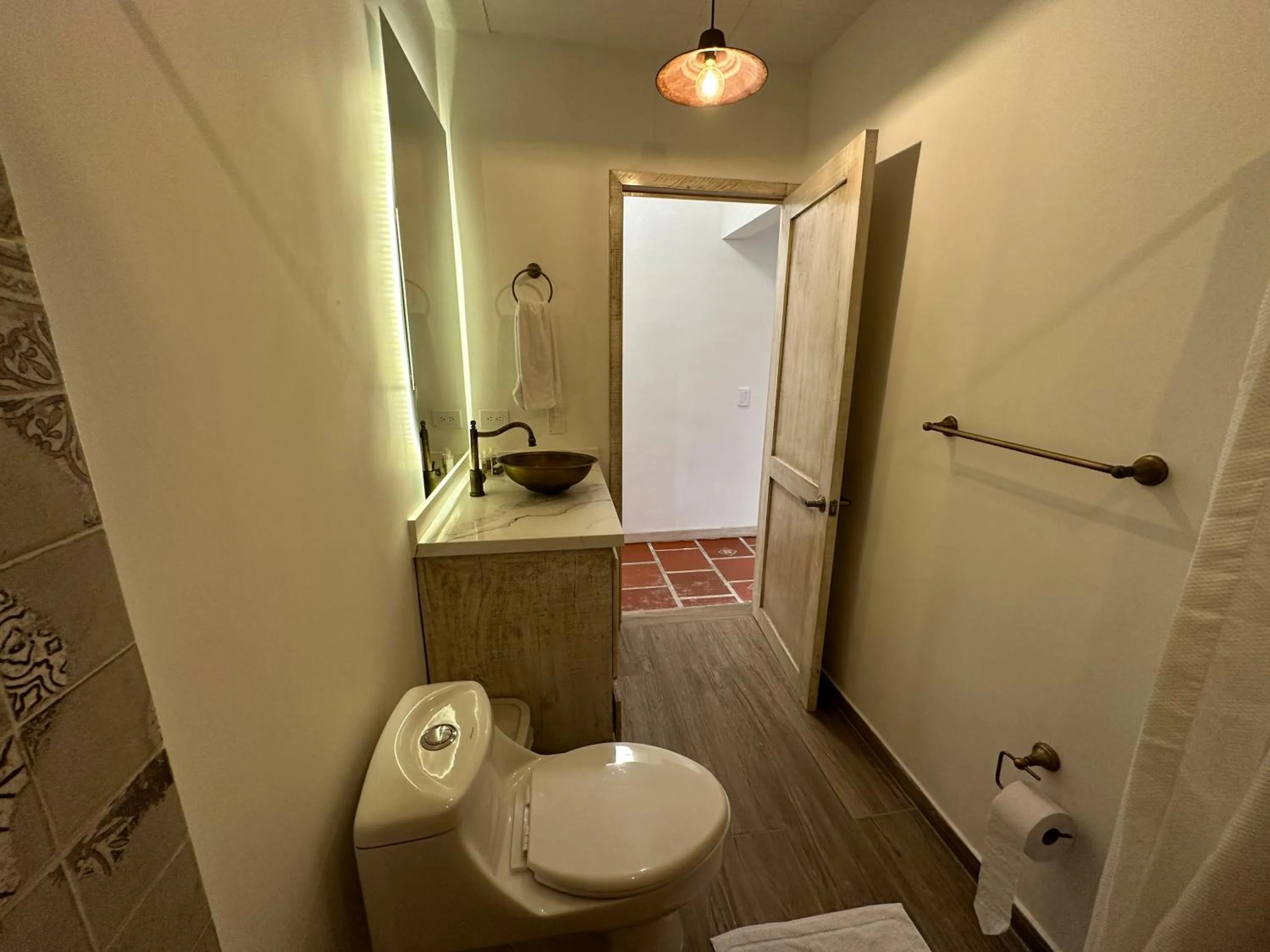 Toilet in El Percal Hacienda Hotel