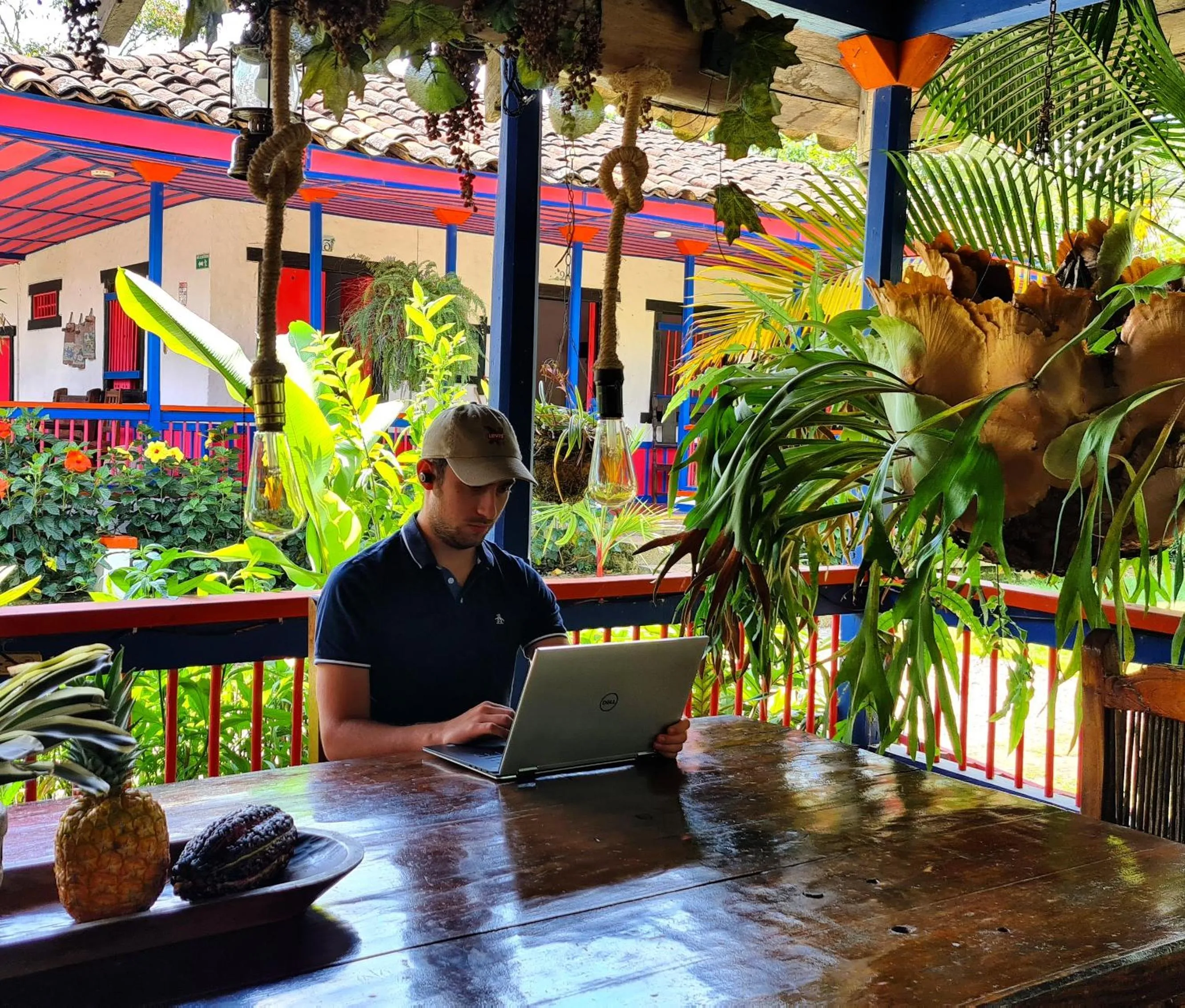 Seating area in El Percal Hacienda Hotel