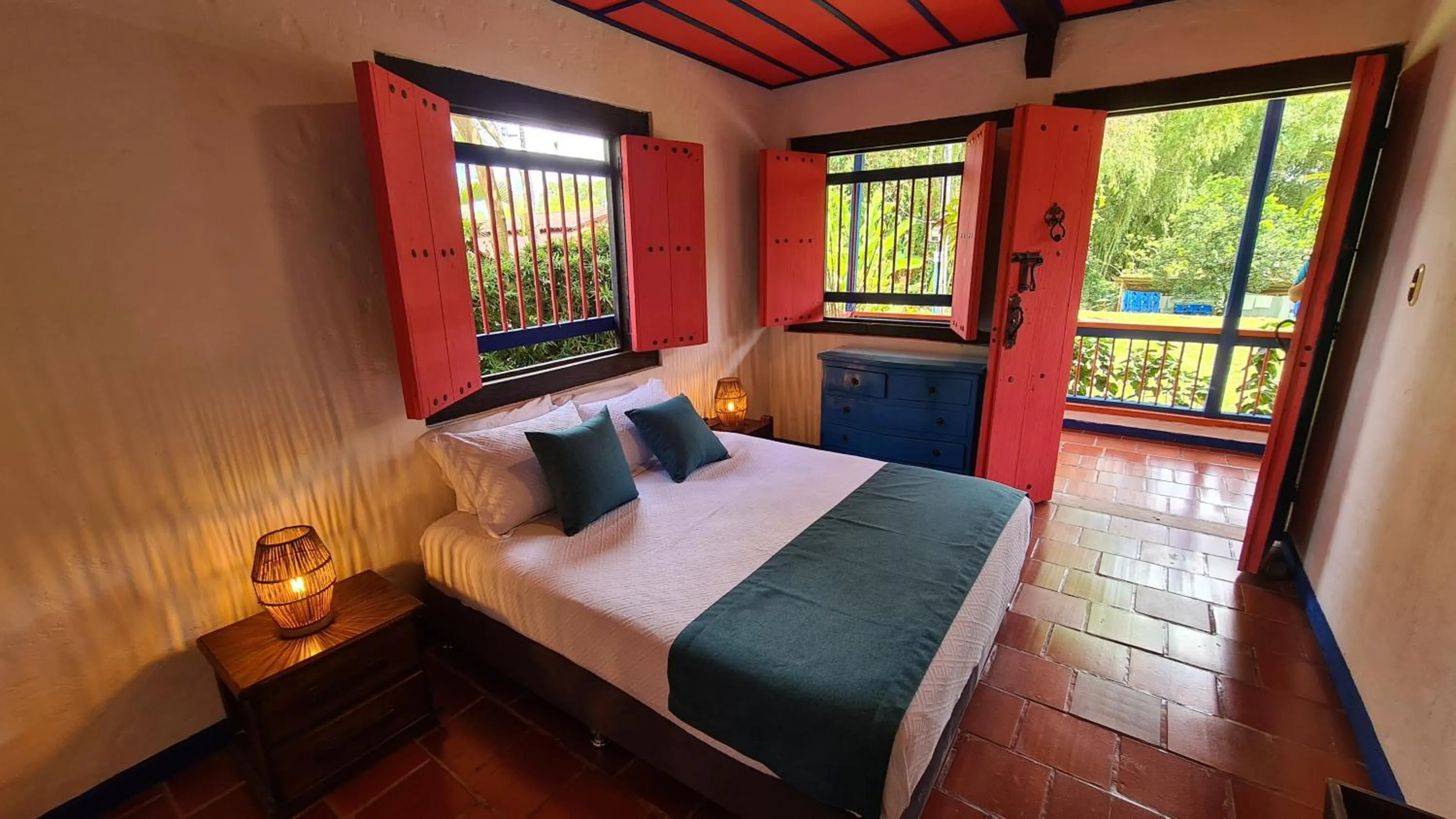Bed in El Percal Hacienda Hotel
